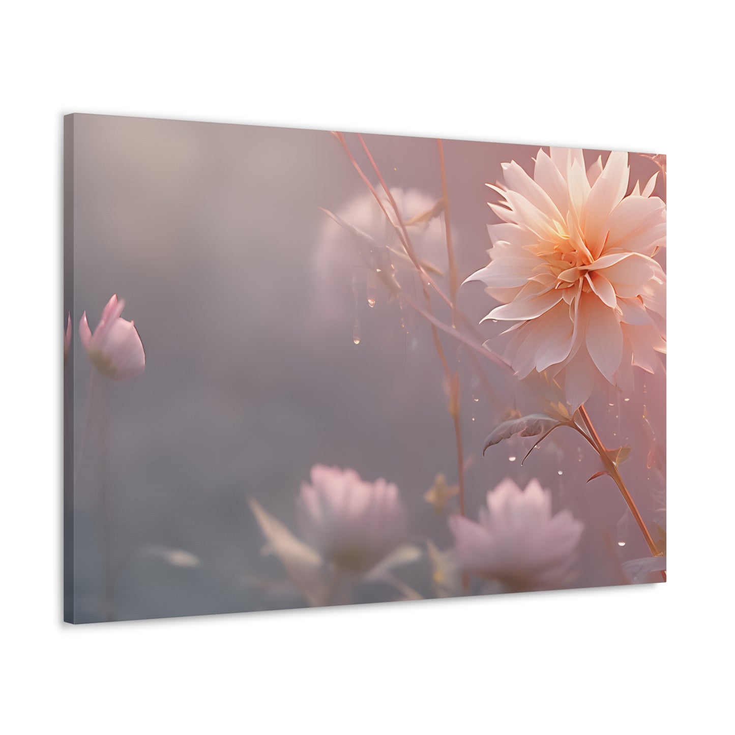 Pink Aura: Floral Wall Décor