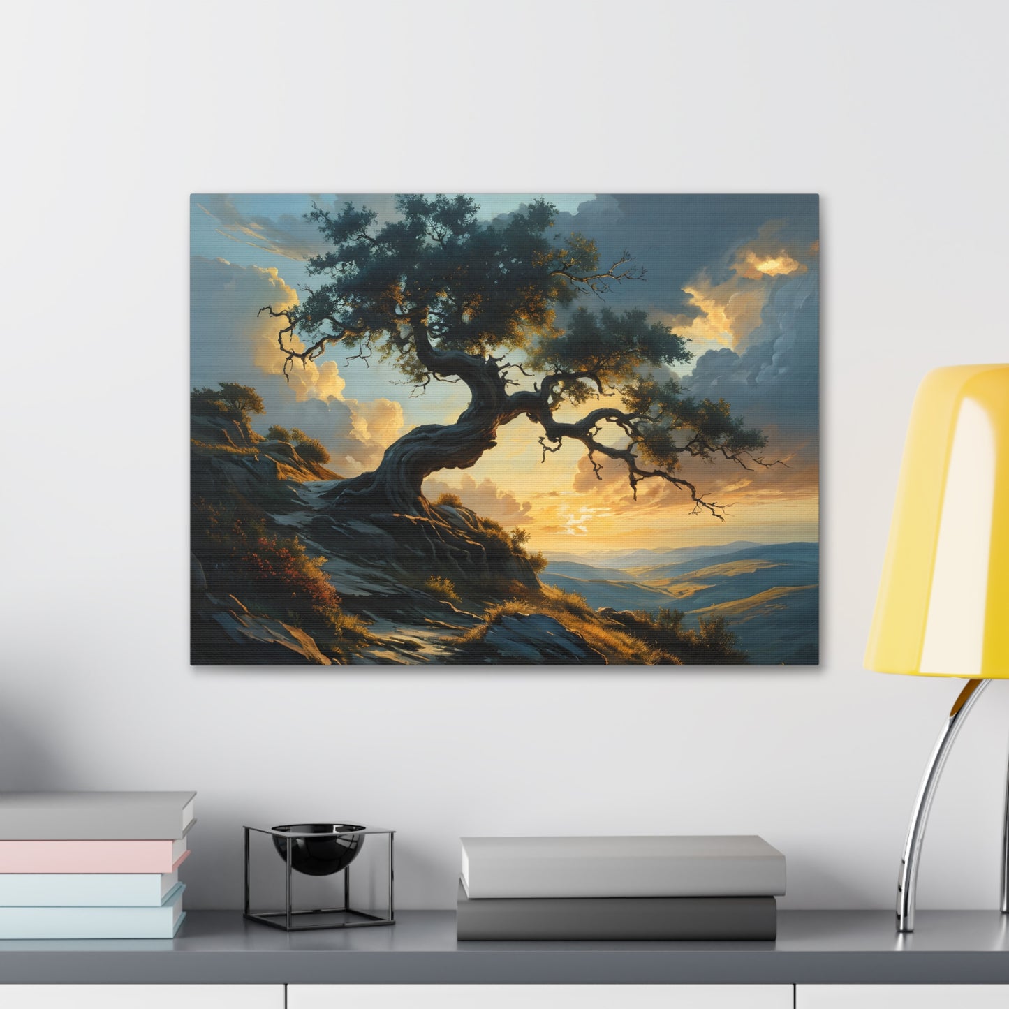 Peaceful Refuge: Classic Oil Painting Wall Décor