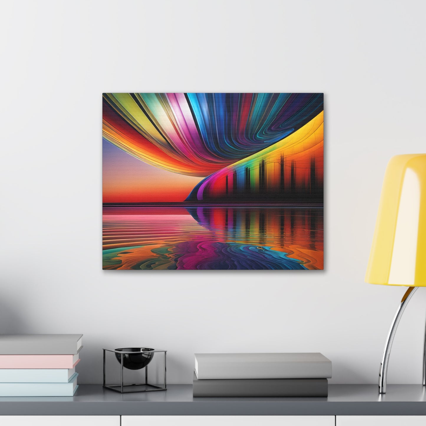 Rippled Silence: Abstract Wall Décor