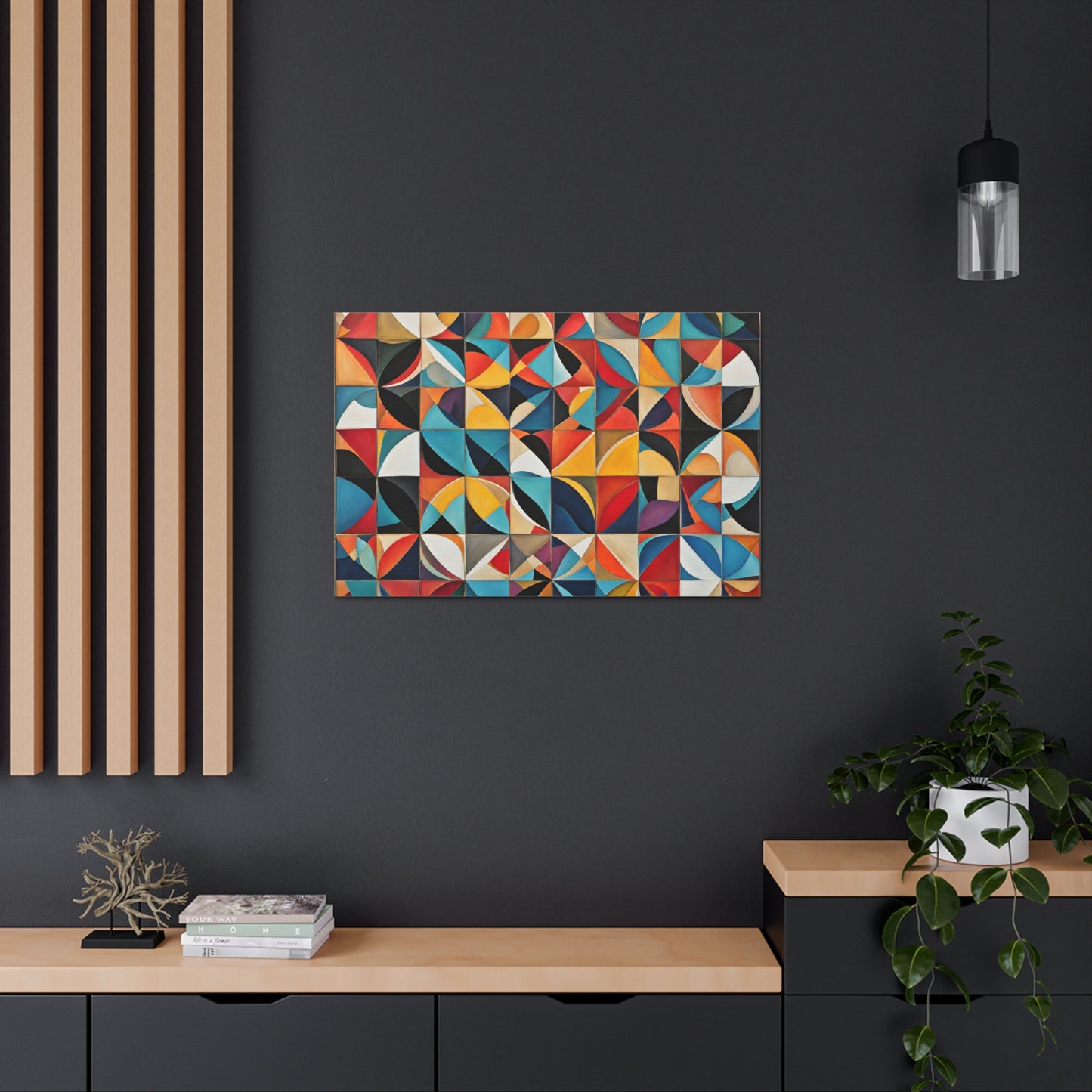 Harmonious Patterns: Abstract Wall Décor