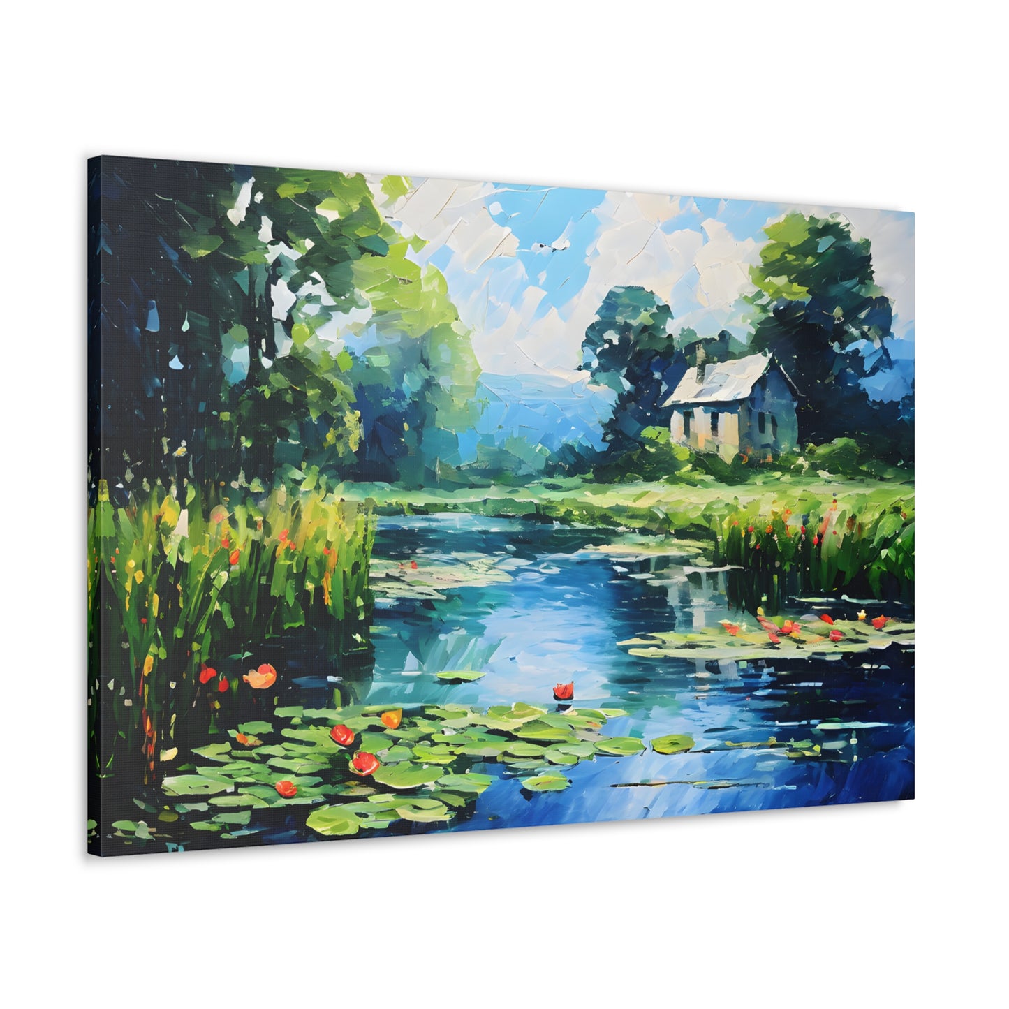 Dockside Delight: Classic Oil Painting Wall Décor