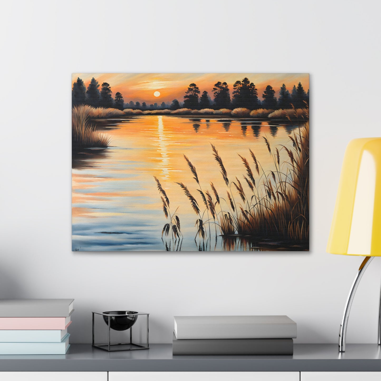 Morning Silence: Classic Oil Painting Wall Décor