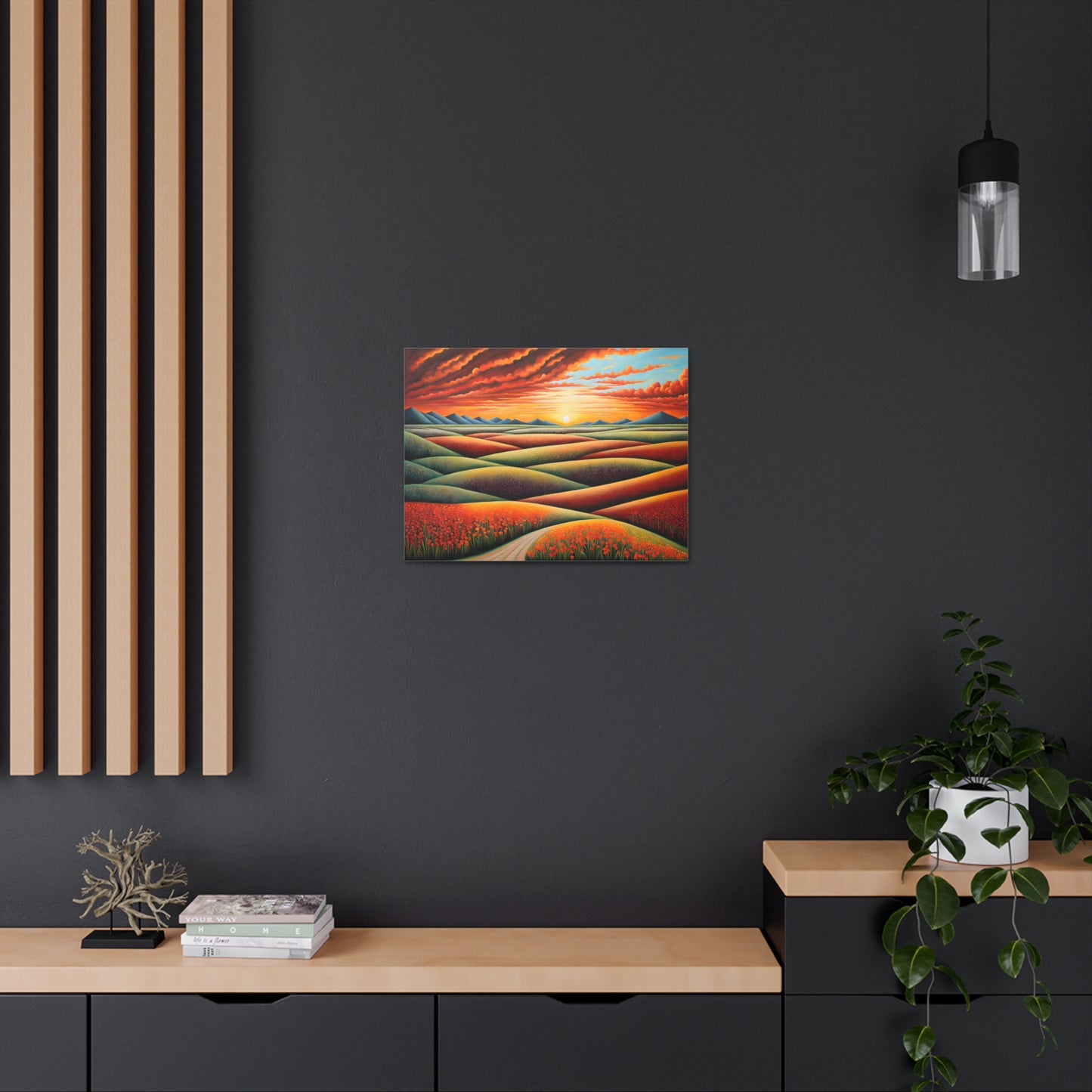 Peaceful Haven: Classic Oil Painting Wall Décor