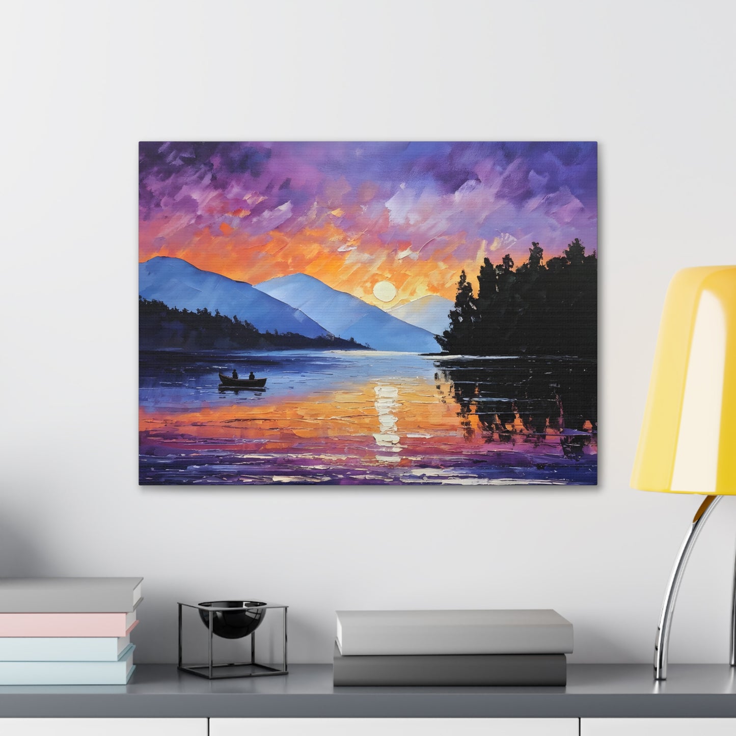 Wilderness Dawn: Classic Oil Painting Wall Décor