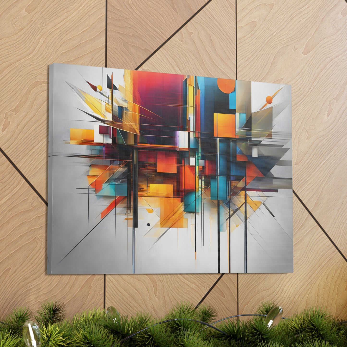 Prism Dance: Abstract Wall Décor