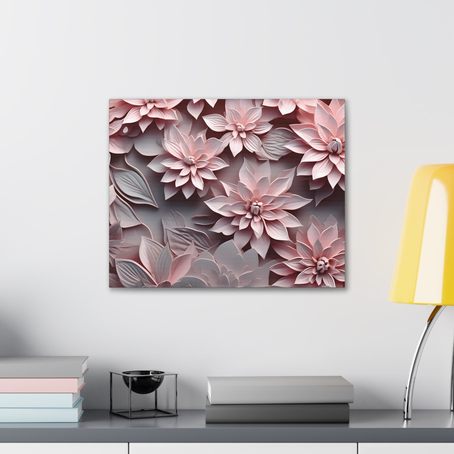 Pastel Petal Dance: Floral Wall Décor