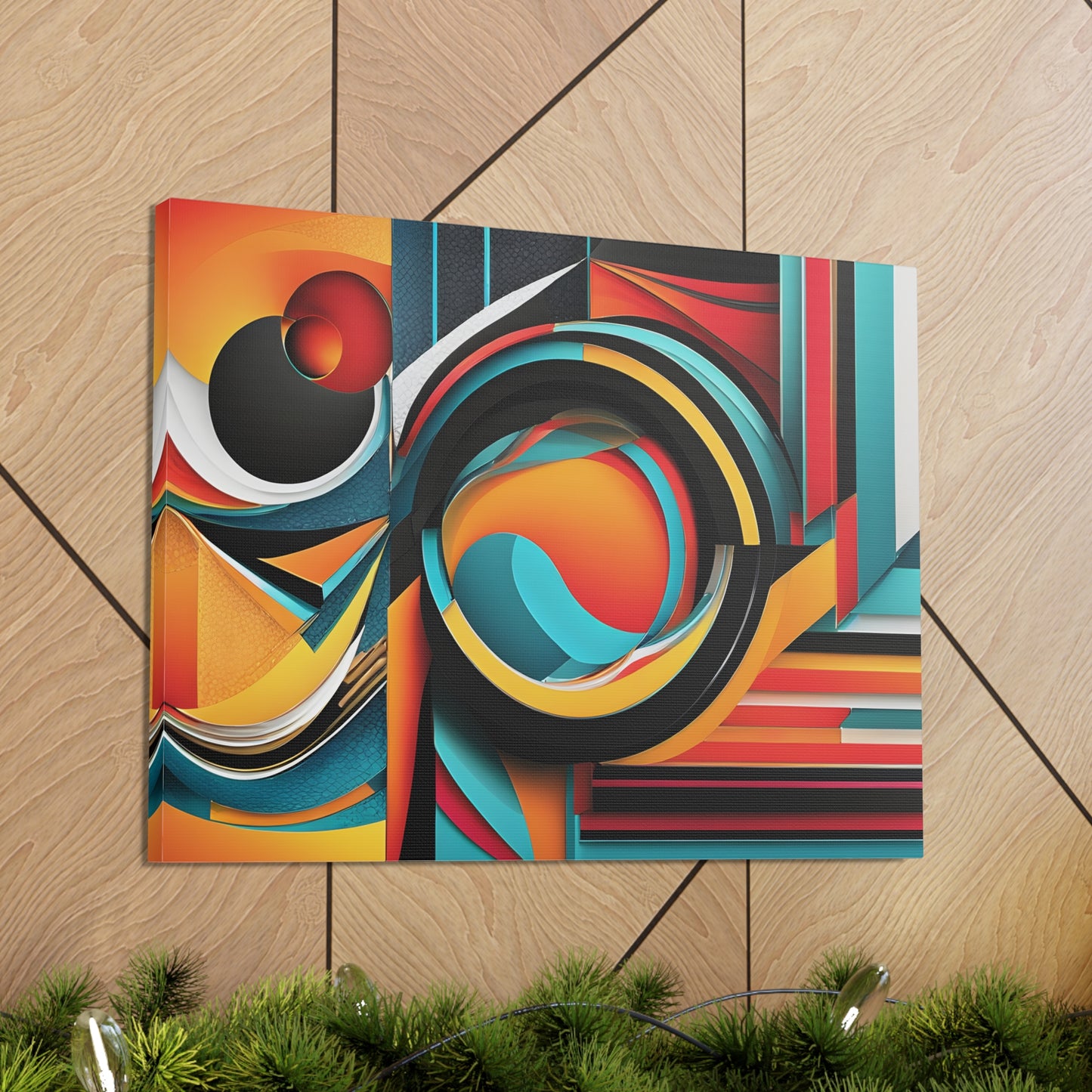 Chromatic Echo: Abstract Wall Décor