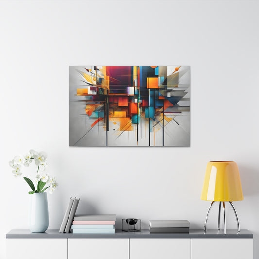 Prism Dance: Abstract Wall Décor