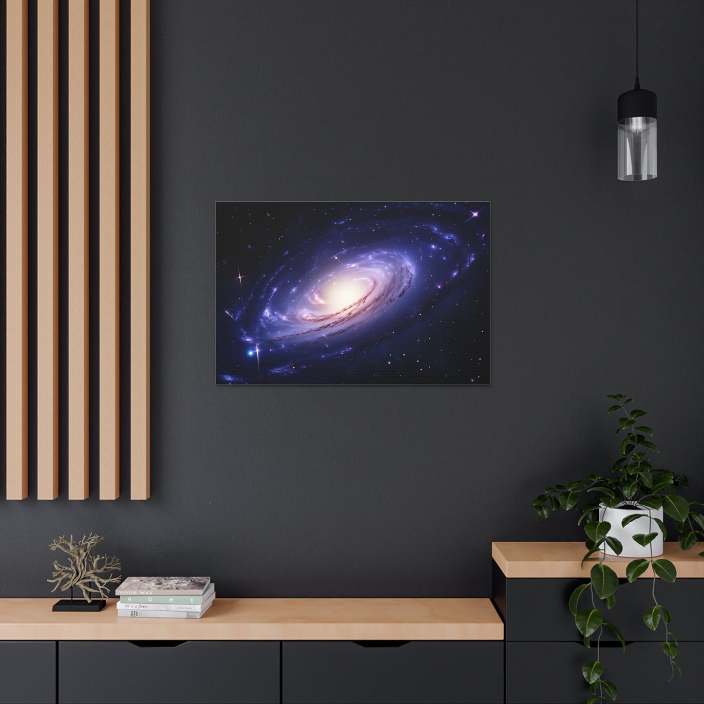 Celestial Cascade: Space Wall Décor