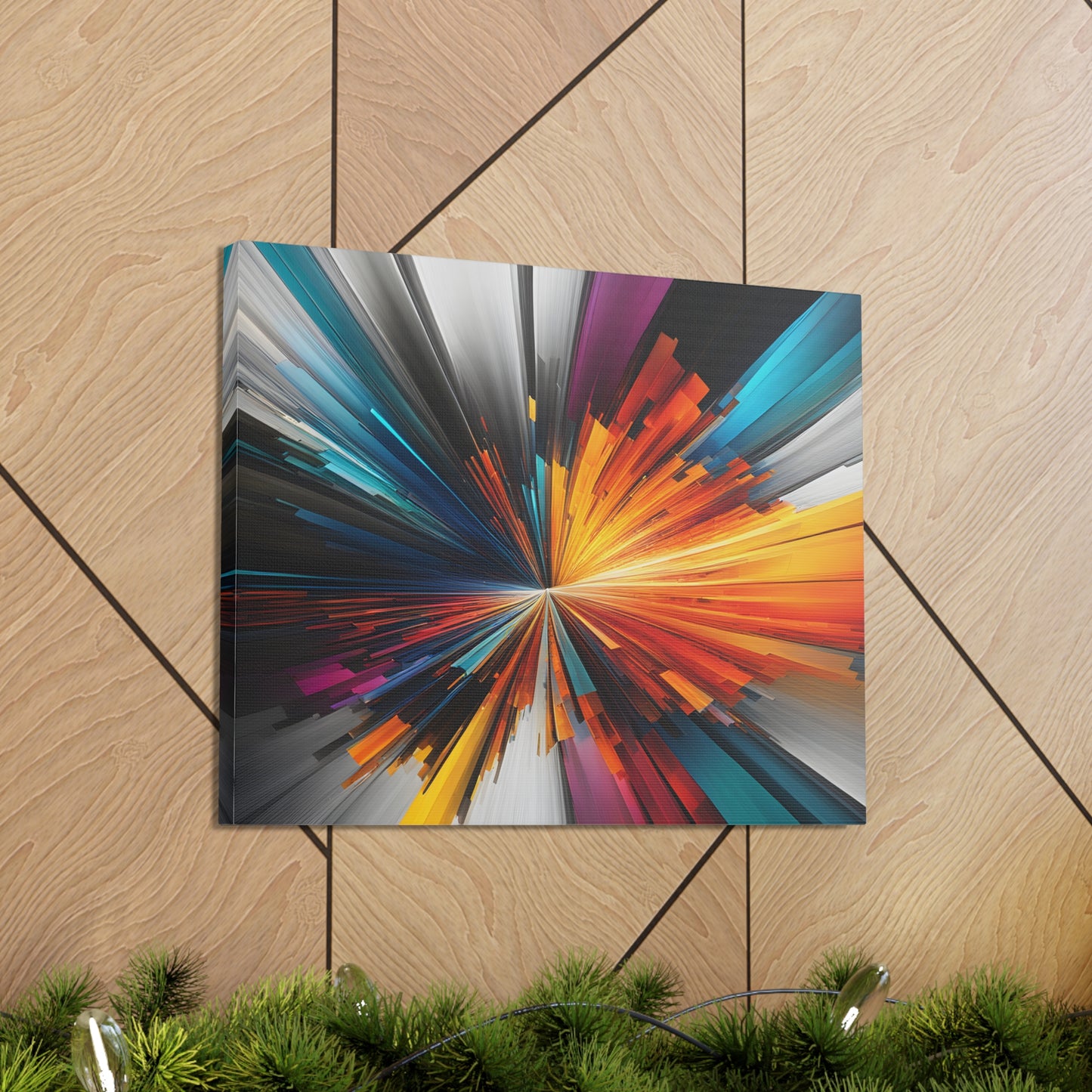 Aurora Symphony: Abstract Wall Décor