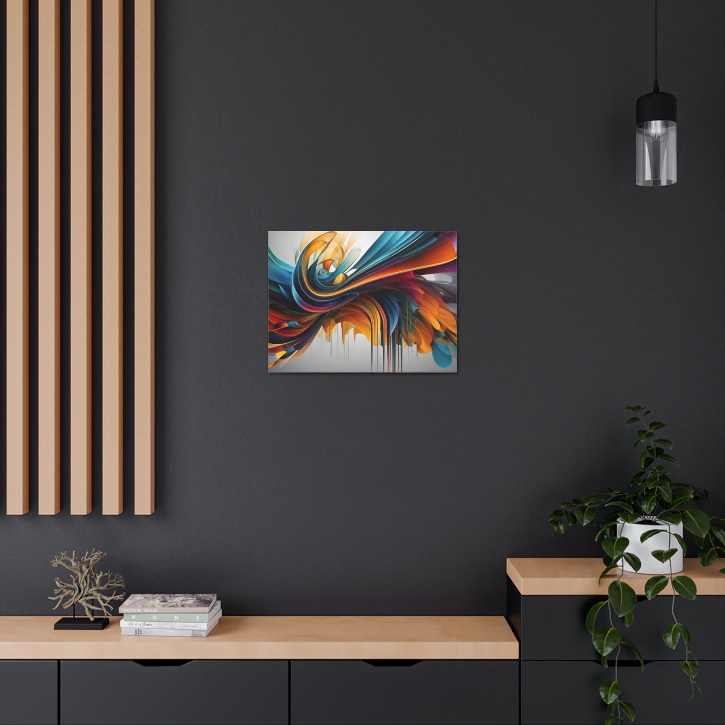 Cosmic Threads: Abstract Wall Décor