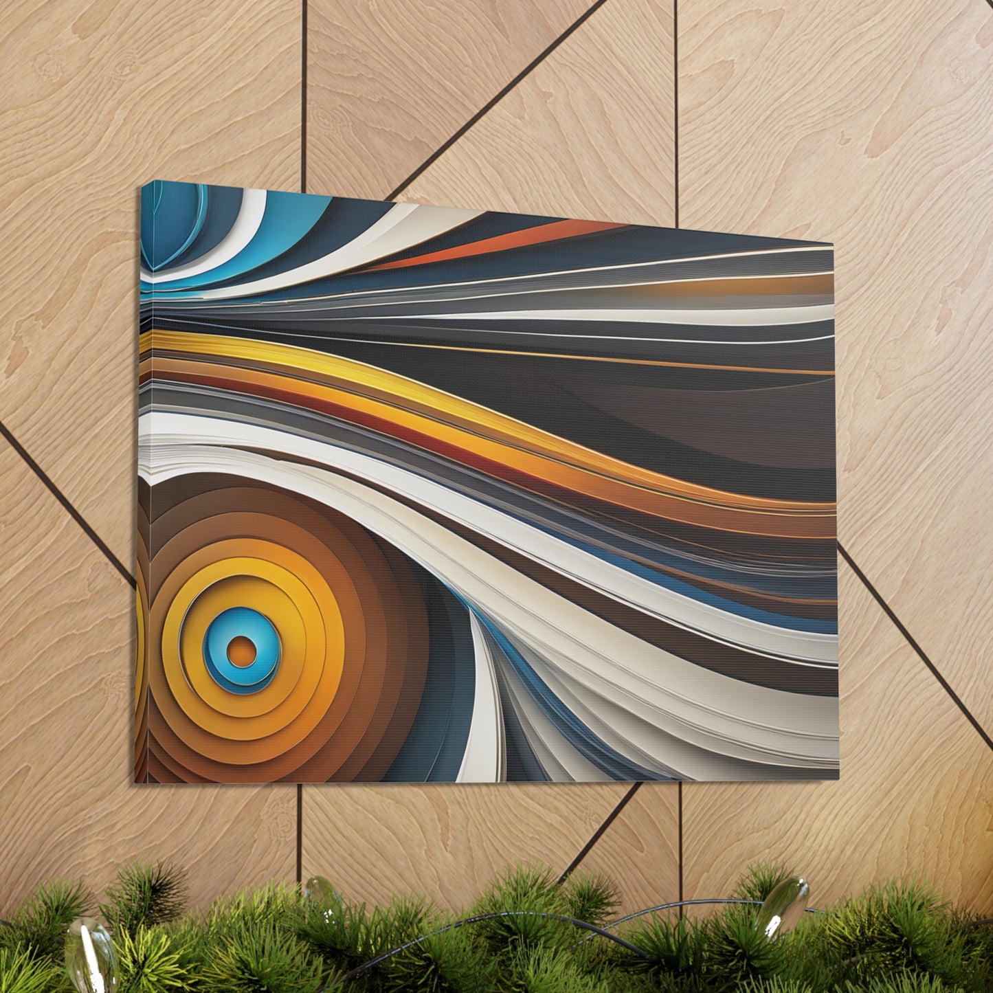 Celestial Whirl: Abstract Wall Décor