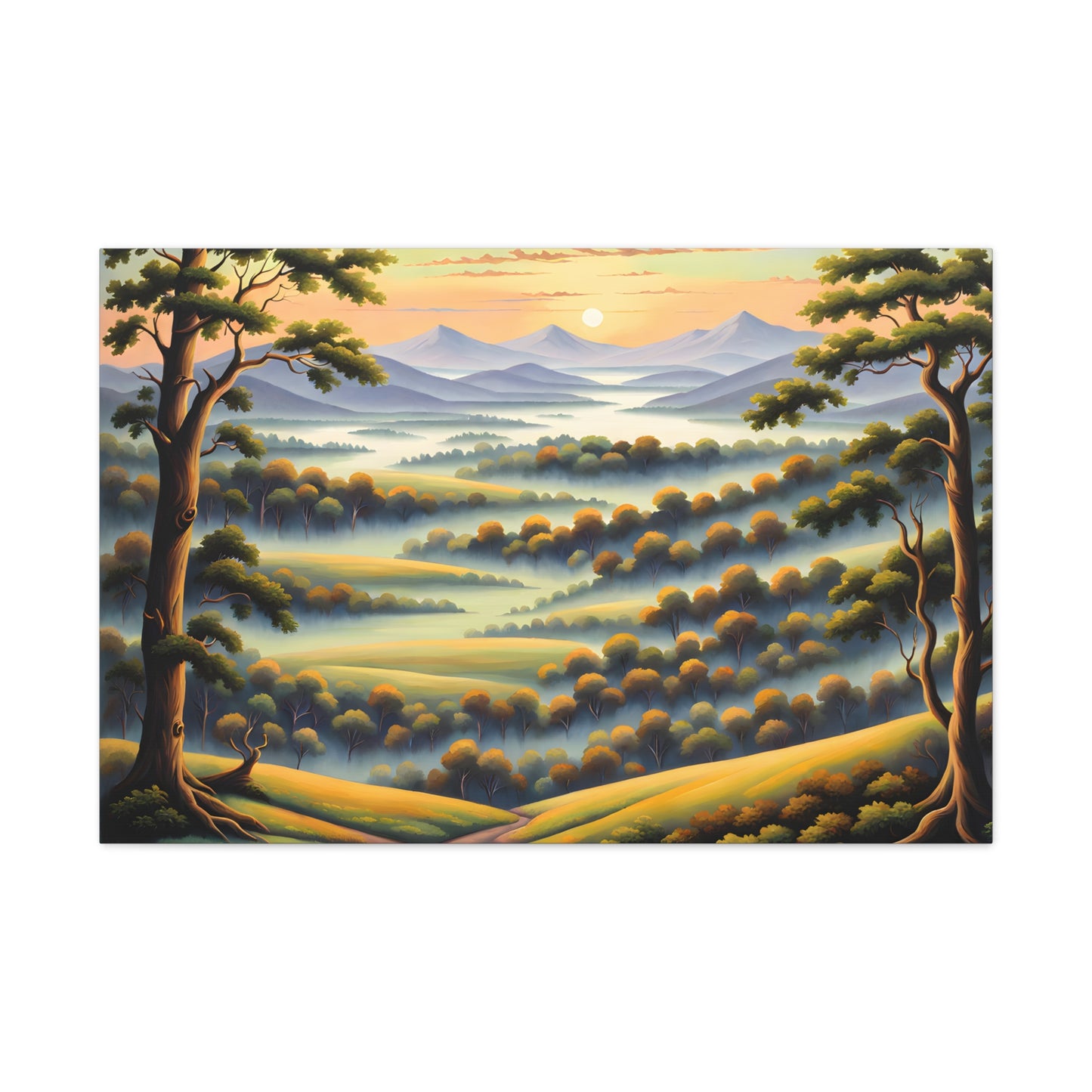 Enchanted Forest: Classic Oil Painting Wall Décor