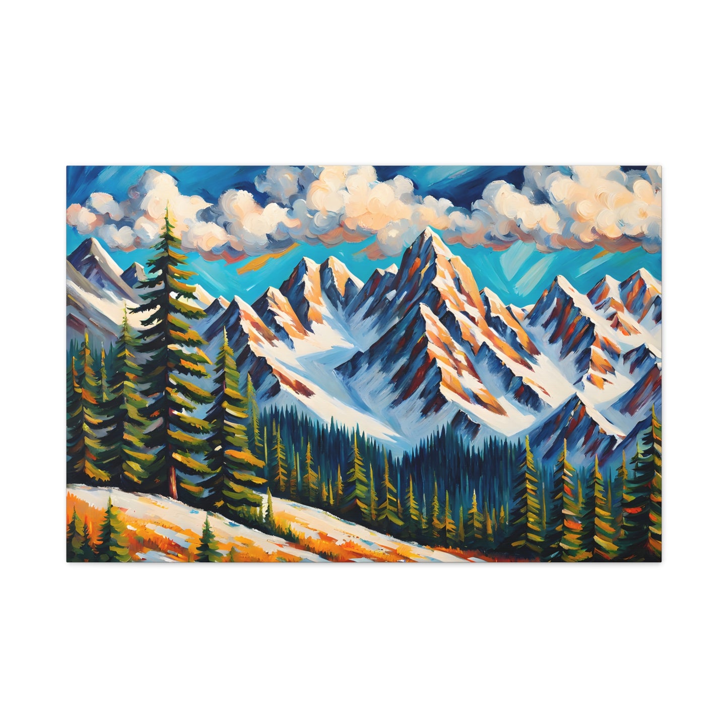 Rolling Clouds: Classic Oil Painting Wall Décor