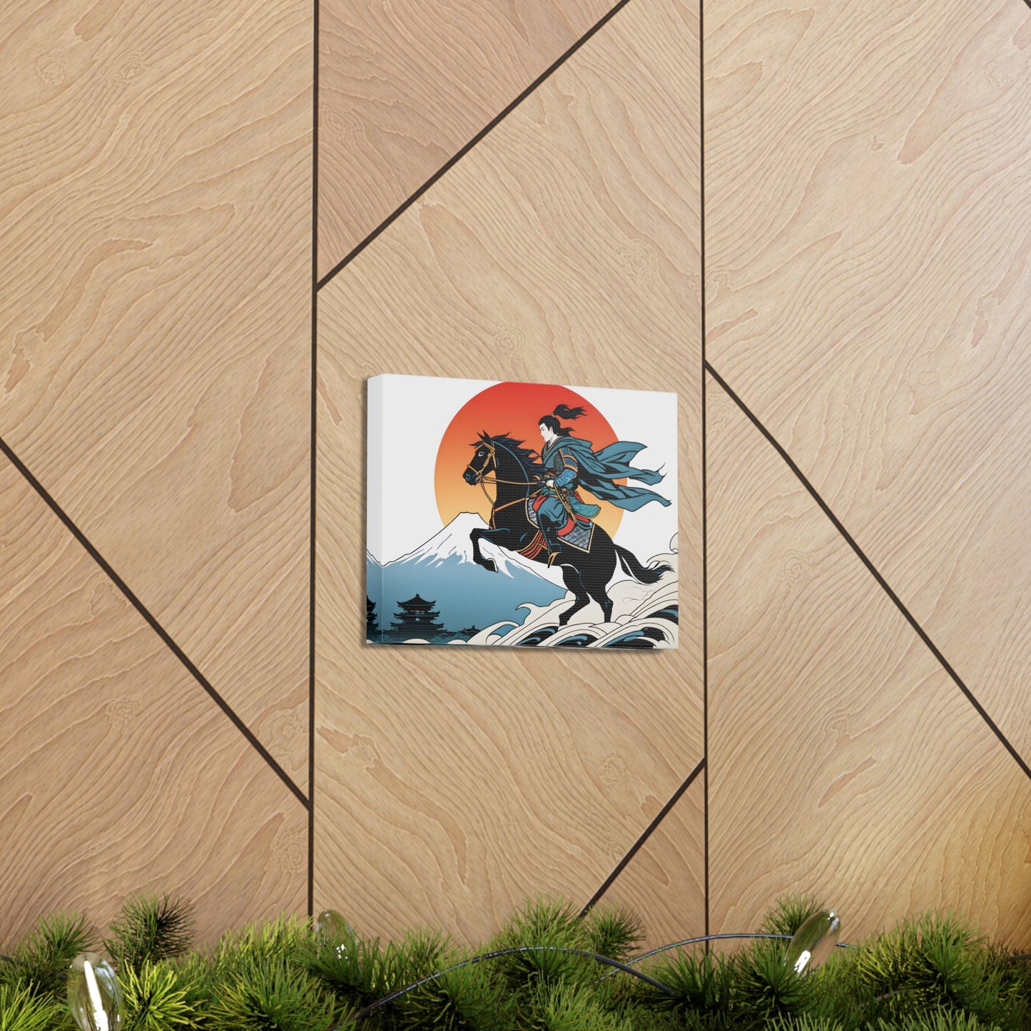 Samurai Sunset: Ukiyo-e Wall Décor