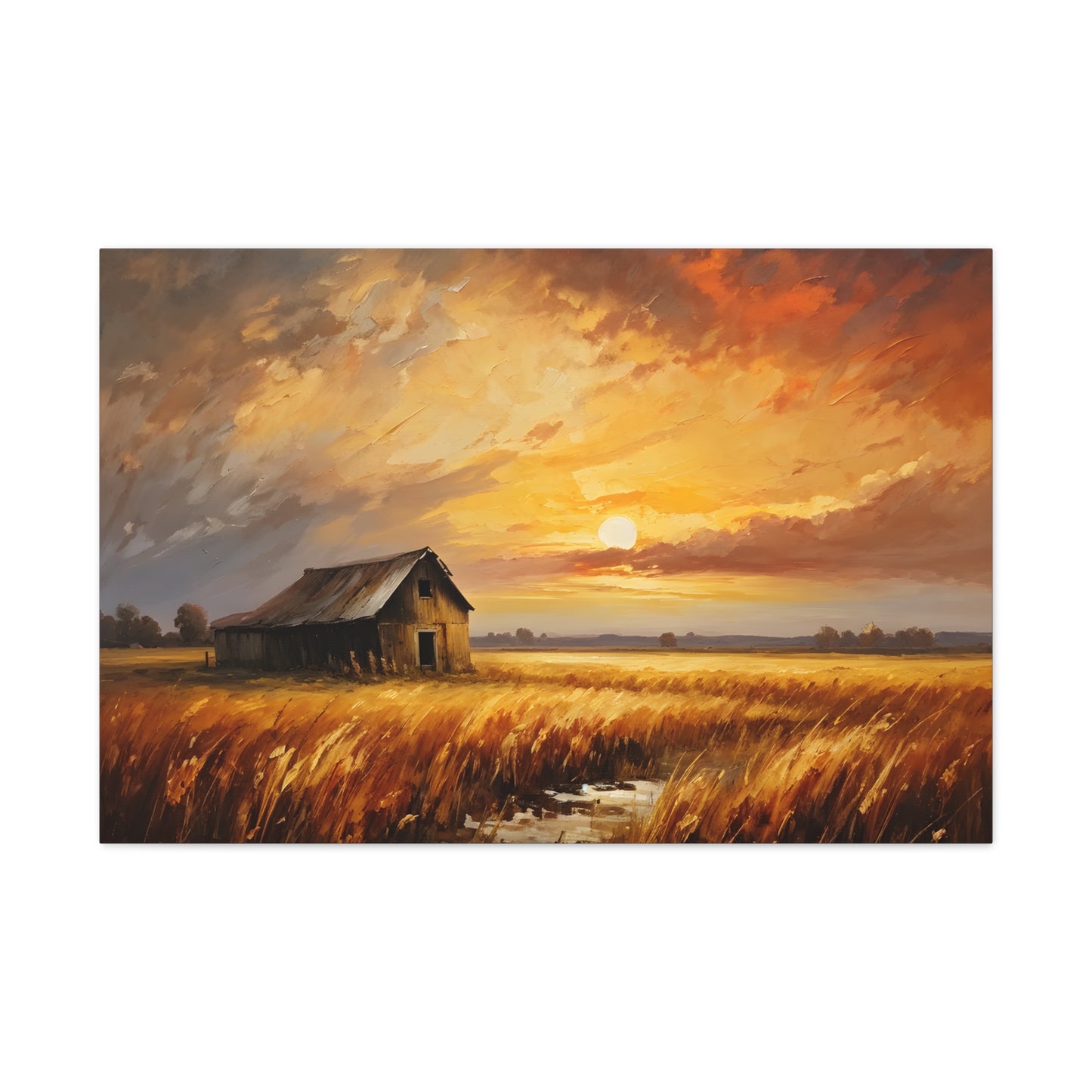 Tranquil Path: Classic Oil Painting Wall Décor