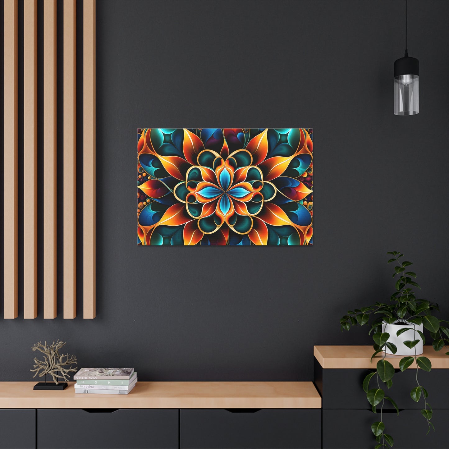 Vibrant Vortex: Psychedelic Wall Décor