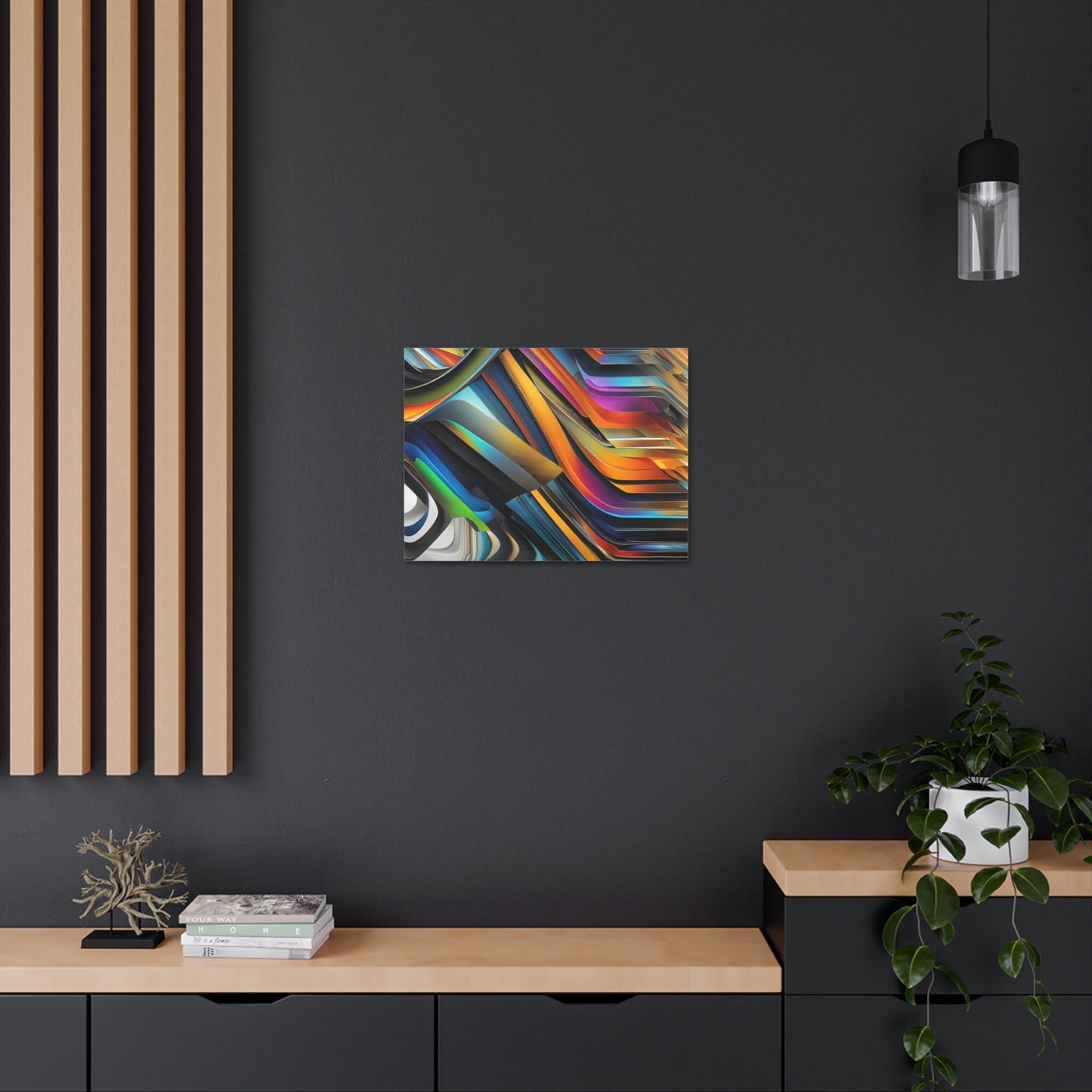 Temporal Waves: Abstract Wall Décor