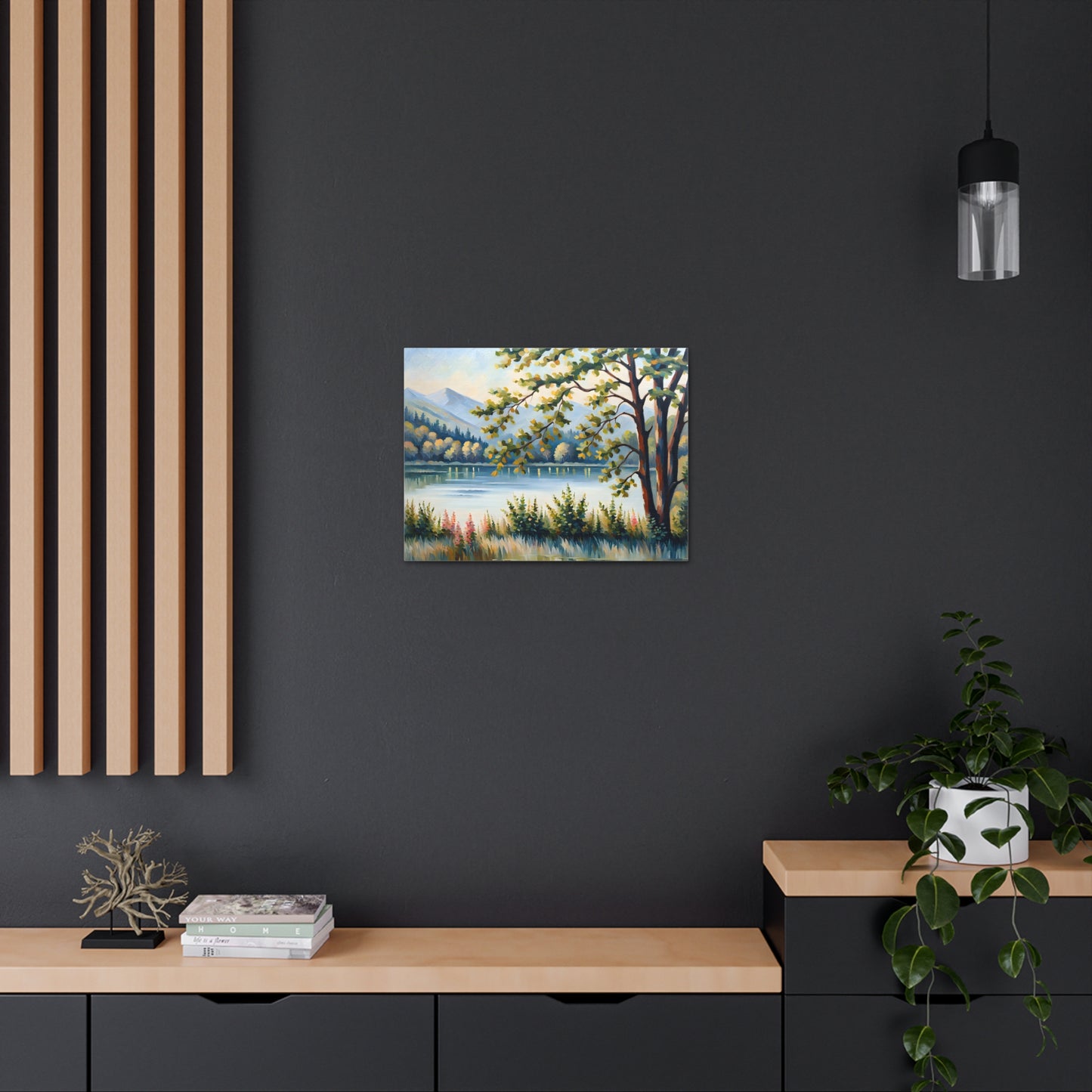 Serene Pastures: Classic Oil Painting Wall Décor