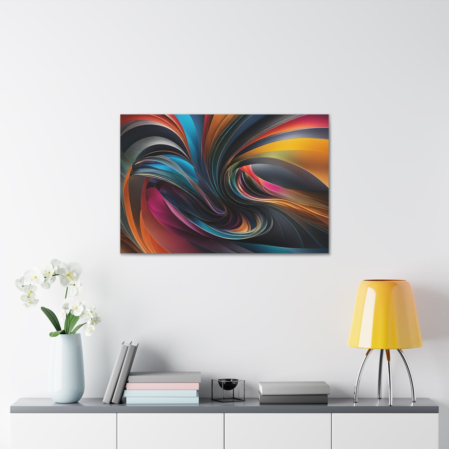 Temporal Waves: Abstract Wall Décor