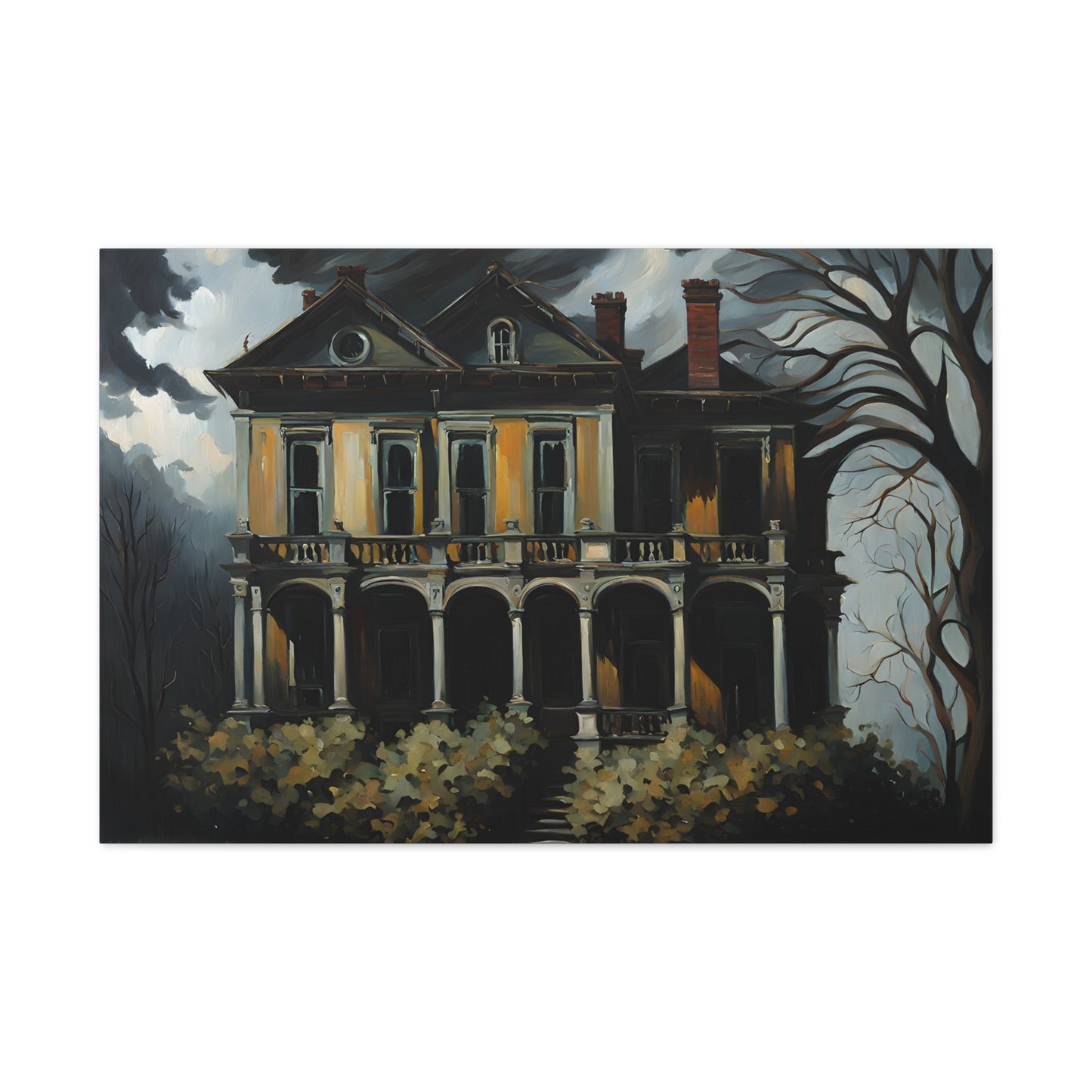 Morning Mist: Classic Oil Painting Wall Décor