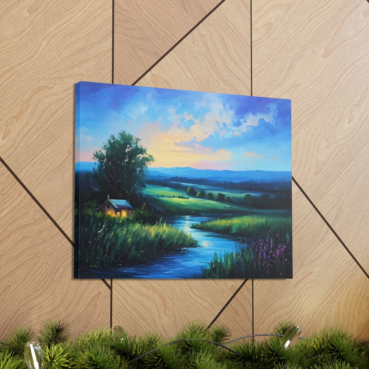 Tranquil Vista: Classic Oil Painting Wall Décor