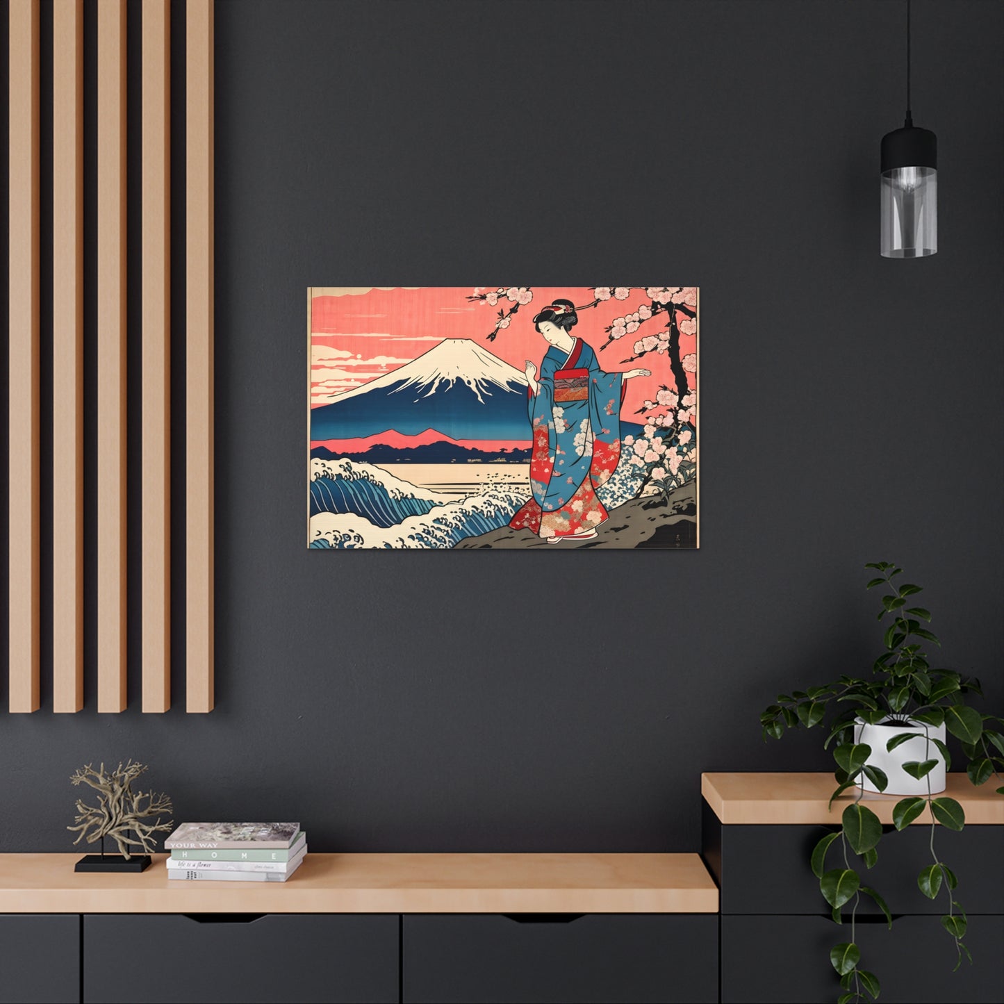 Geisha Glamour: Ukiyo-e Wall Décor