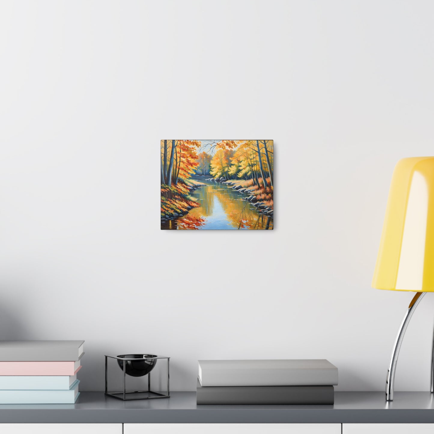 River’s Journey: Classic Oil Painting Wall Décor