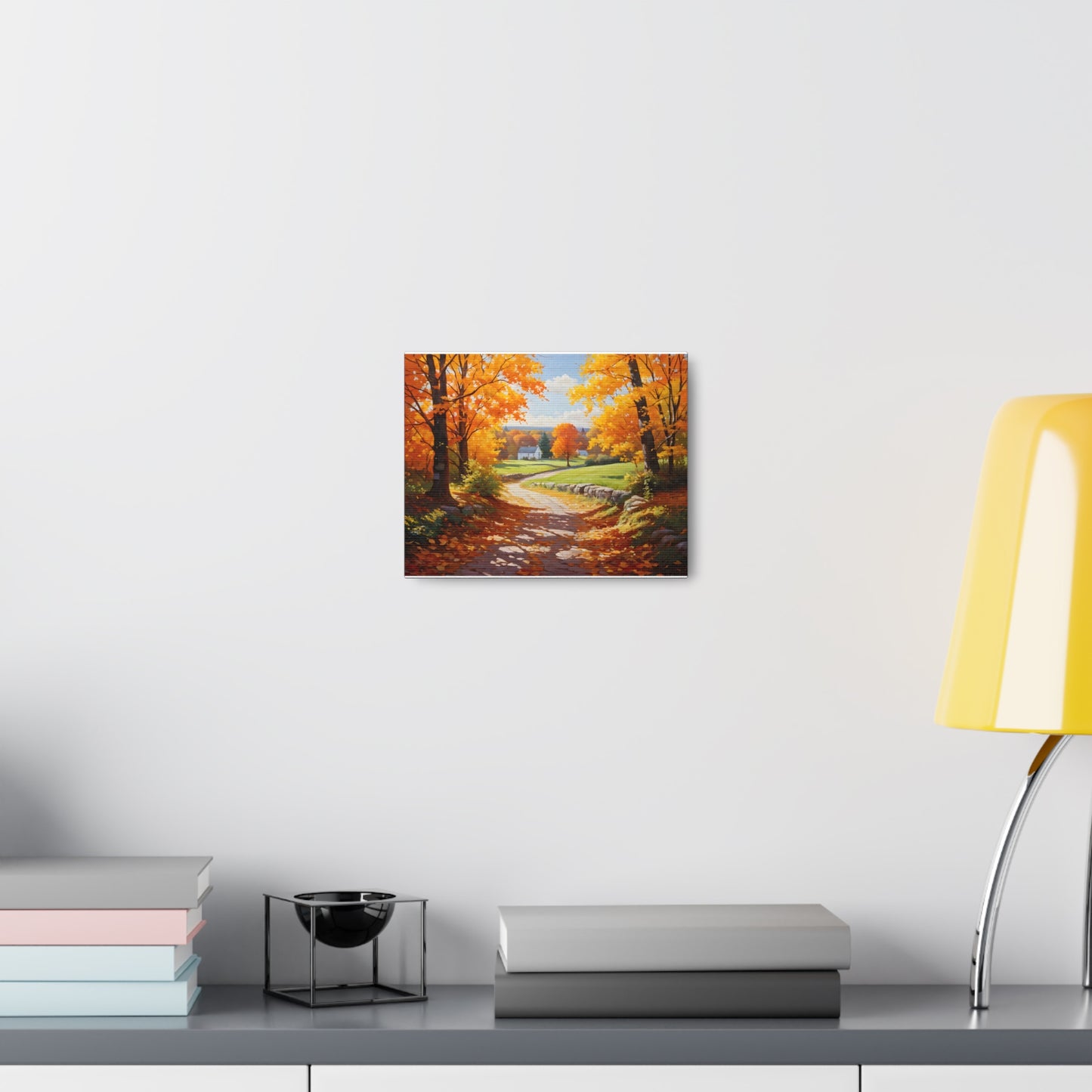 Autumn Serenity: Classic Oil Painting Wall Décor