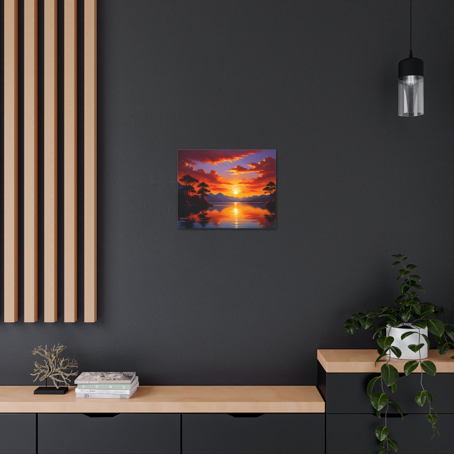 Tranquil River: Nature's Grandeur Wall Décor