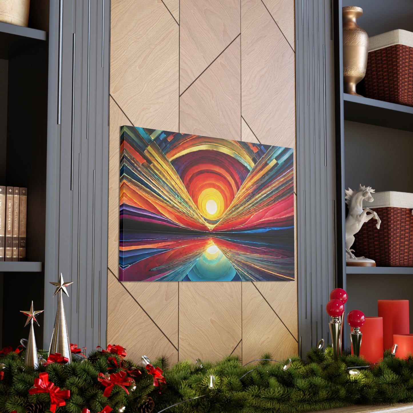 Mystical Whirl: Abstract Wall Décor