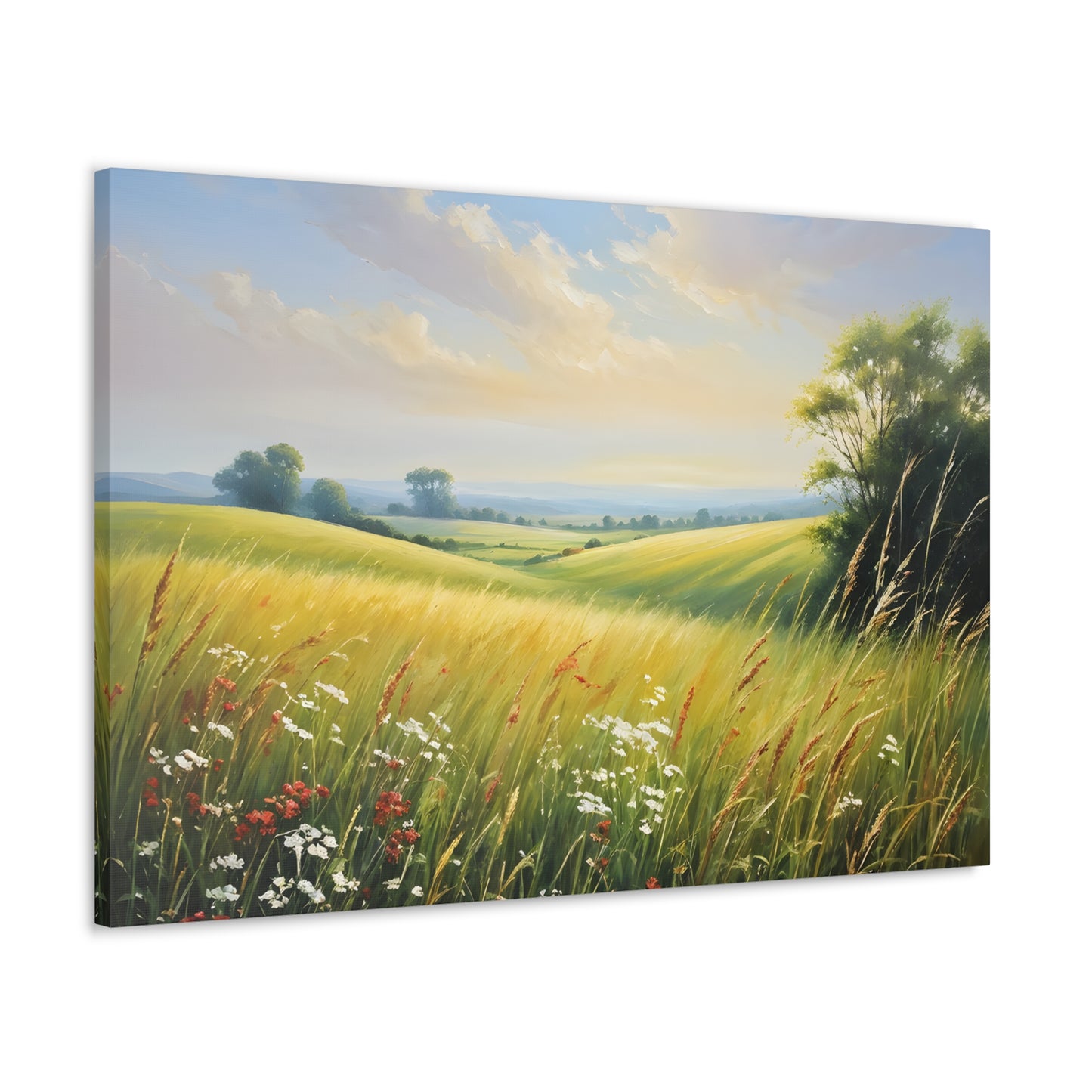 Whispering Ridge: Classic Oil Painting Wall Décor