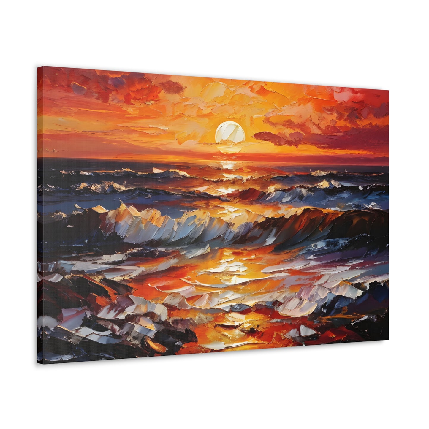 Coastal Glade: Classic Oil Painting Wall Décor