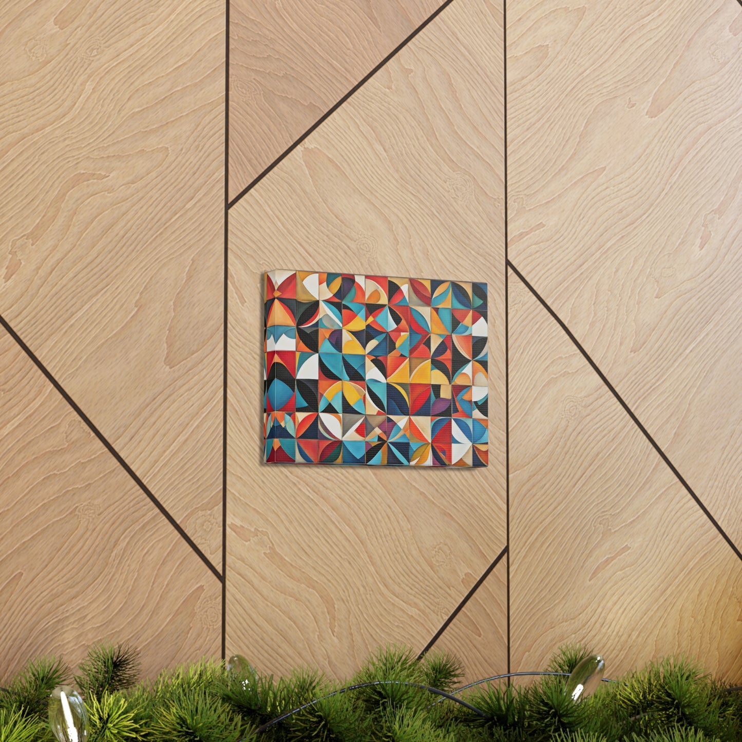 Harmonious Patterns: Abstract Wall Décor