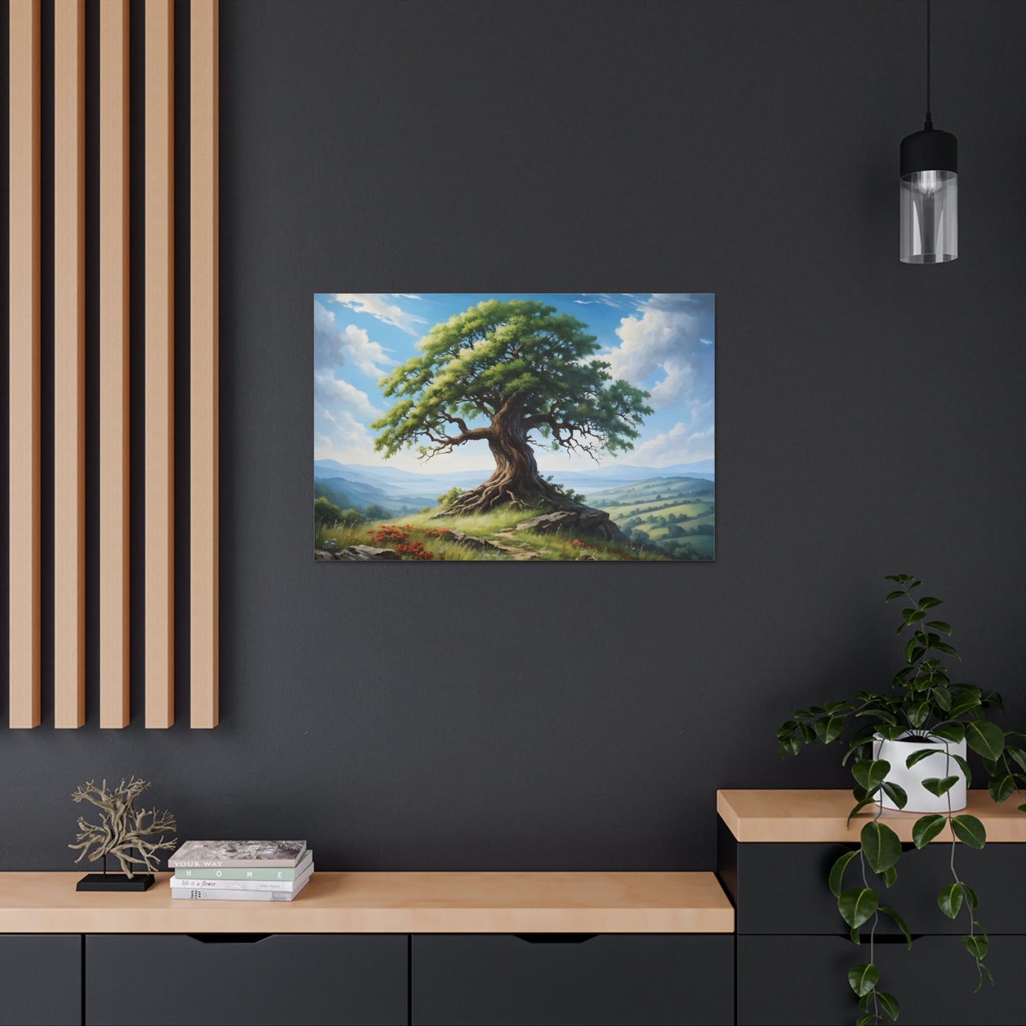 Woodland Peace: Classic Oil Painting Wall Décor