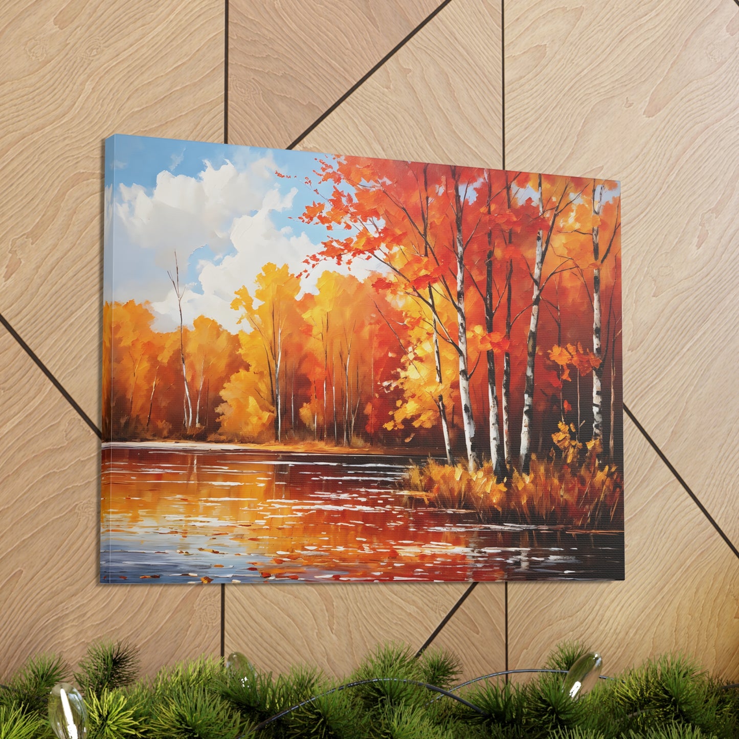 Shedded Leaves: Classic Oil Painting Wall Décor