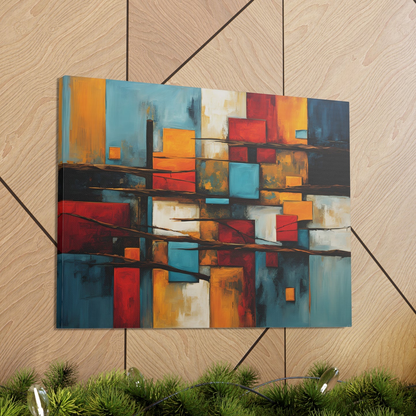 Luminous Pathways: Abstract Wall Décor