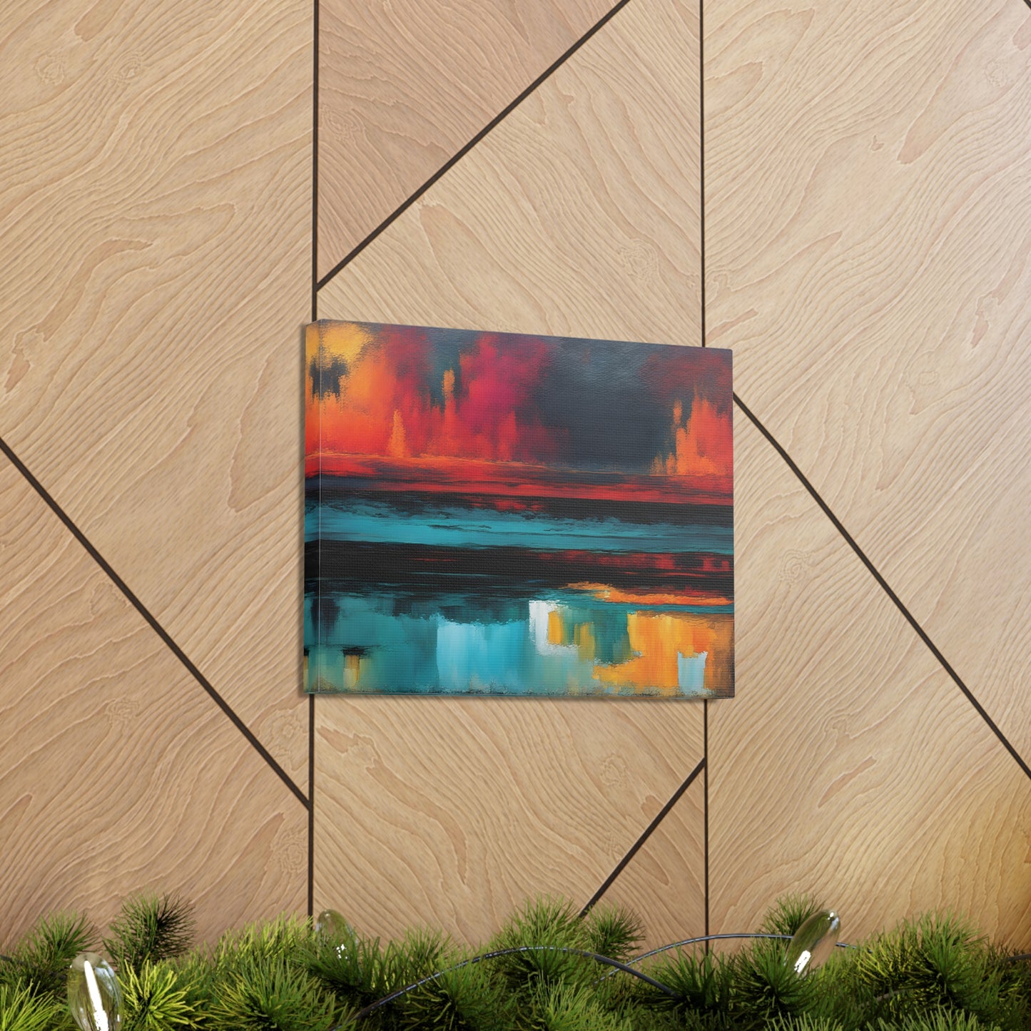 Strokes of the Sky: Abstract Wall Décor