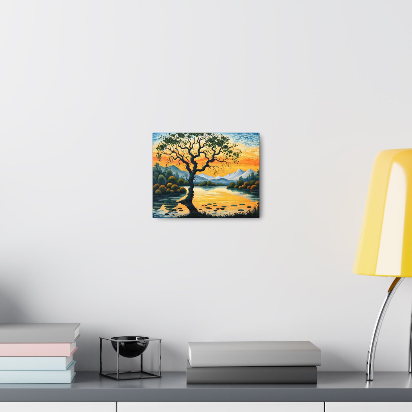 Golden Orchard: Classic Oil Painting Wall Décor