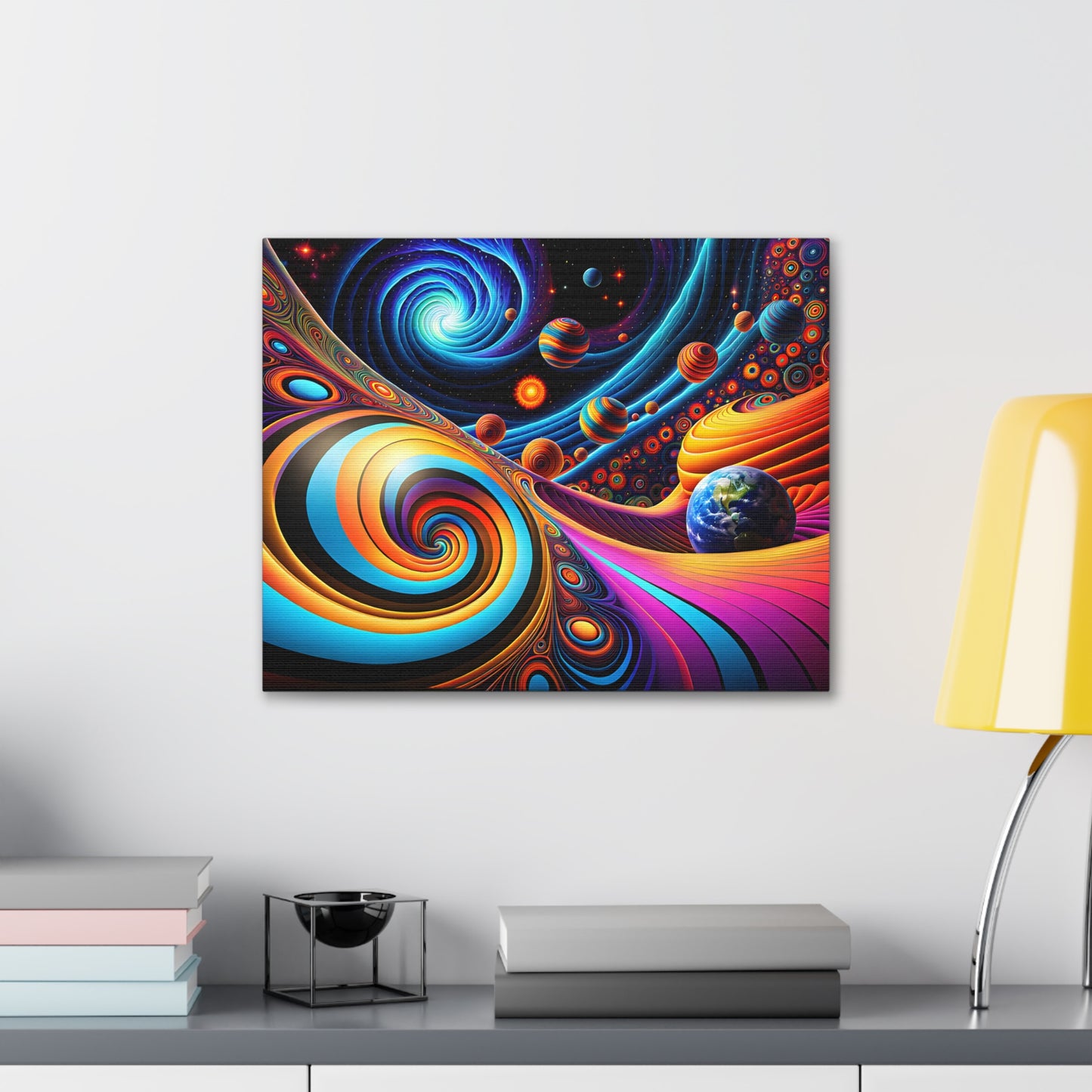 Cosmic Carousel: Psychedelic Wall Décor