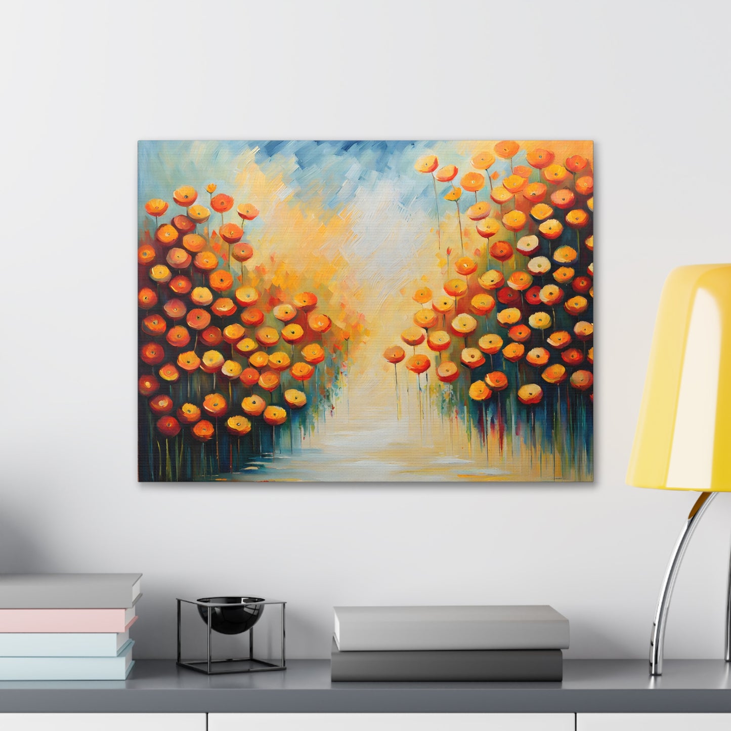 Whispering Garden: Classic Oil Painting Wall Décor