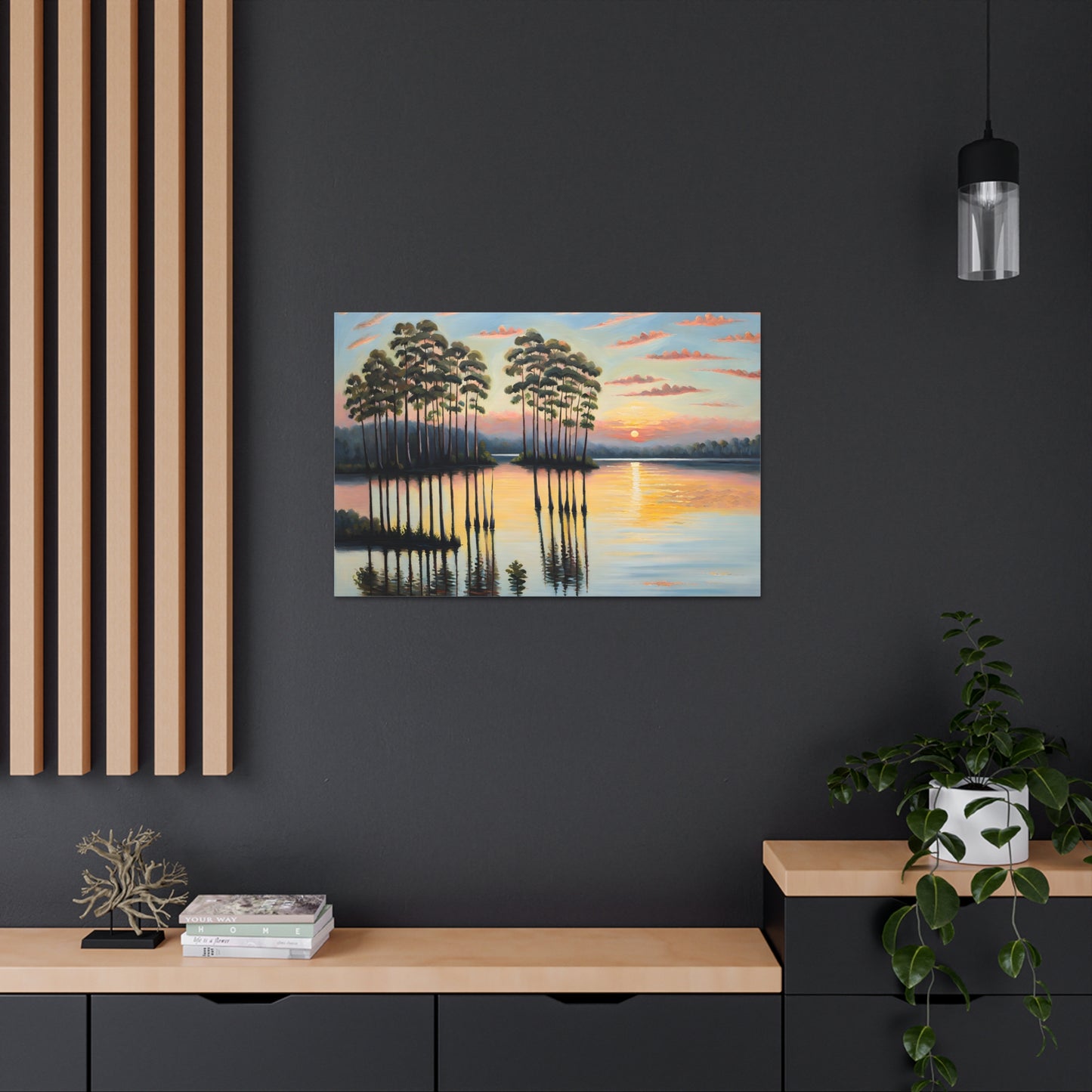 Crystal Waters: Classic Oil Painting Wall Décor