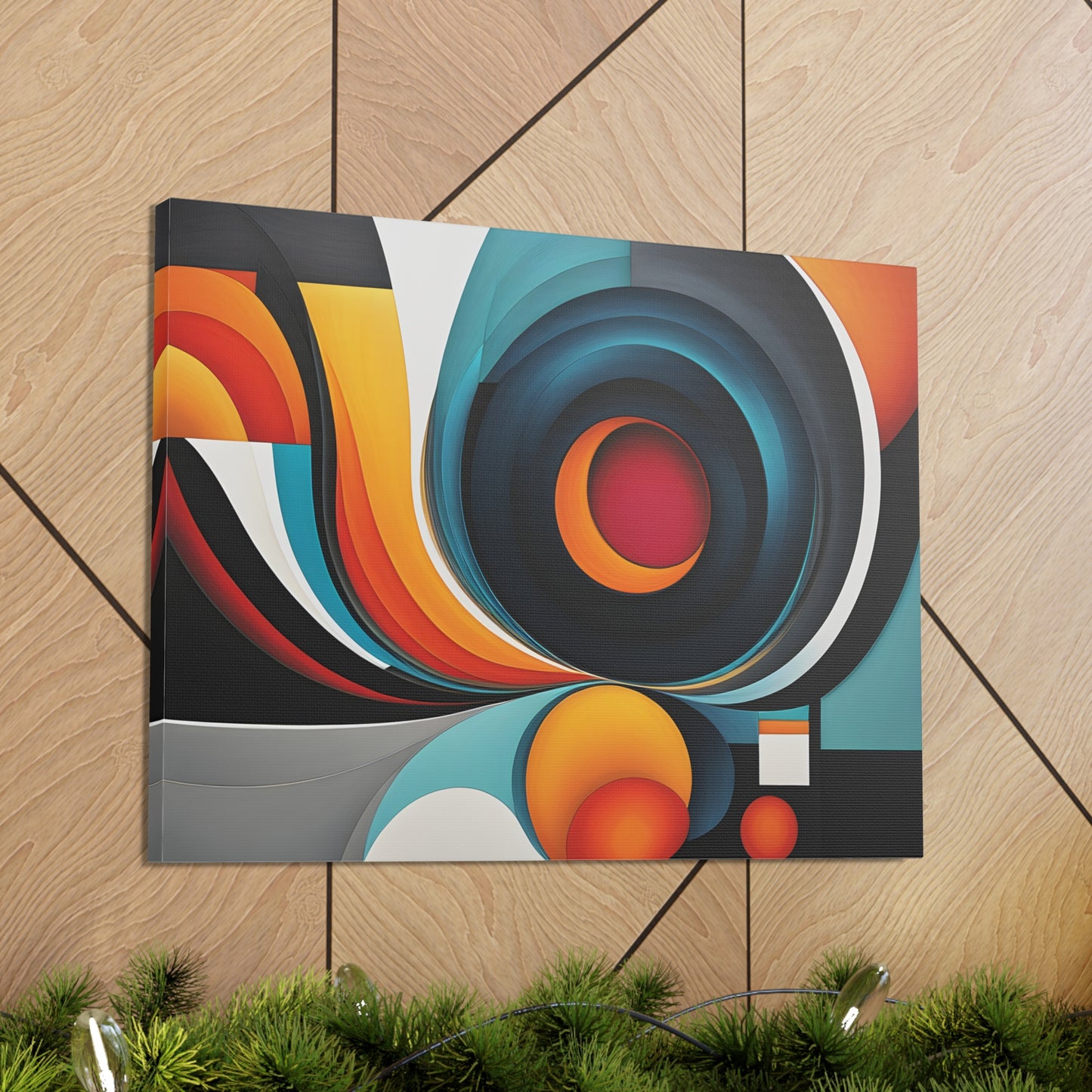 Iridescent Harmony: Abstract Wall Décor