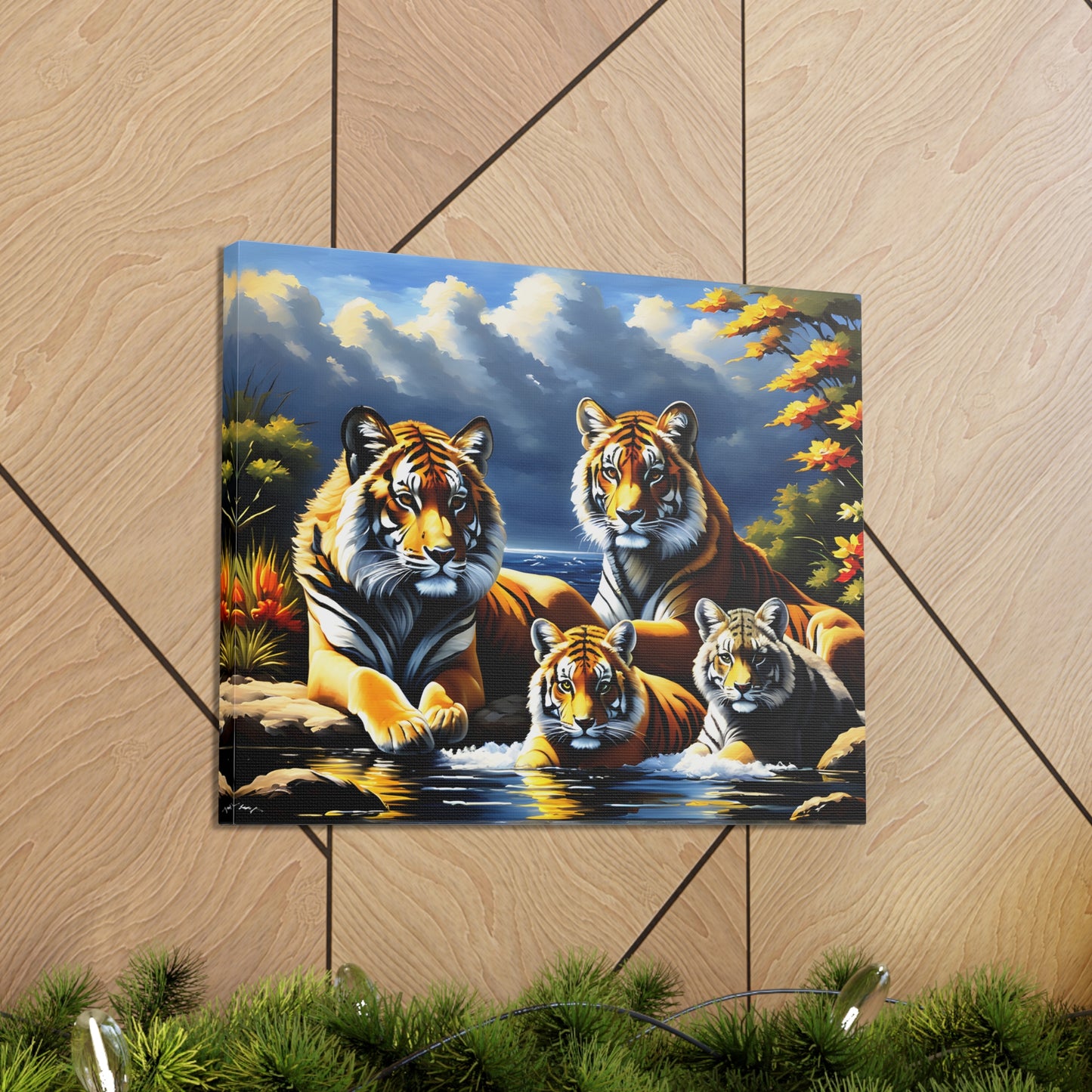 Tiger Palette: Animal Wall Décor