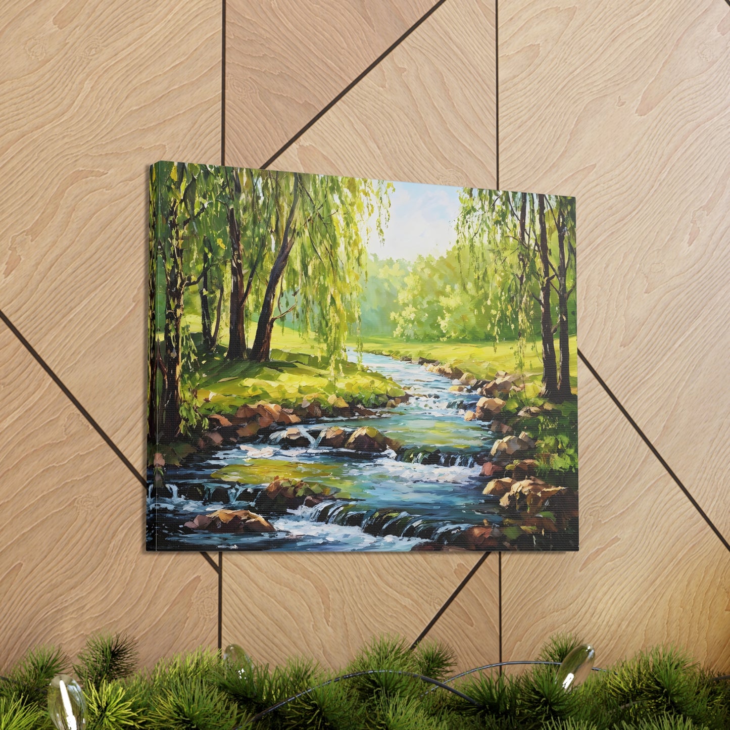 Whispering Glade: Classic Oil Painting Wall Décor