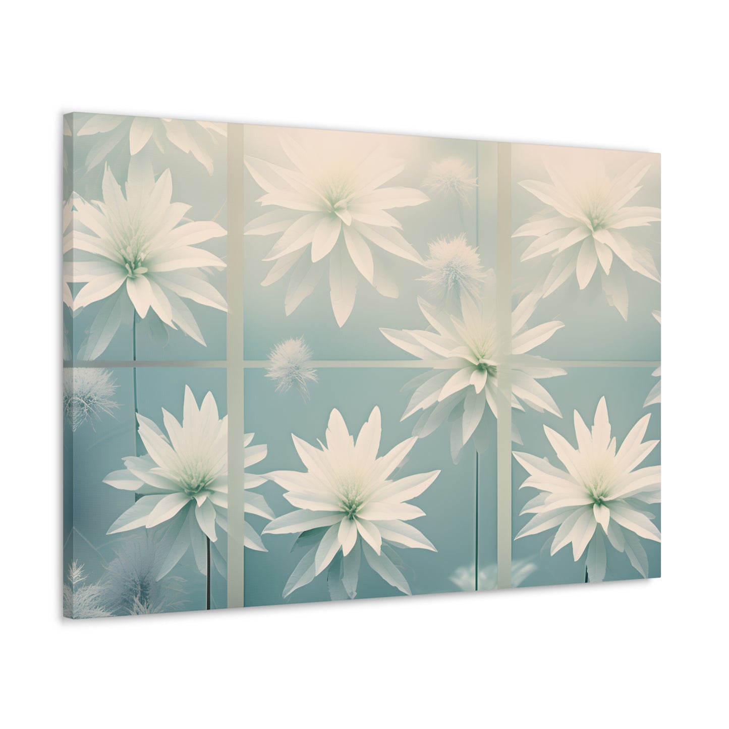 Symphony in Blue: Floral Wall Décor