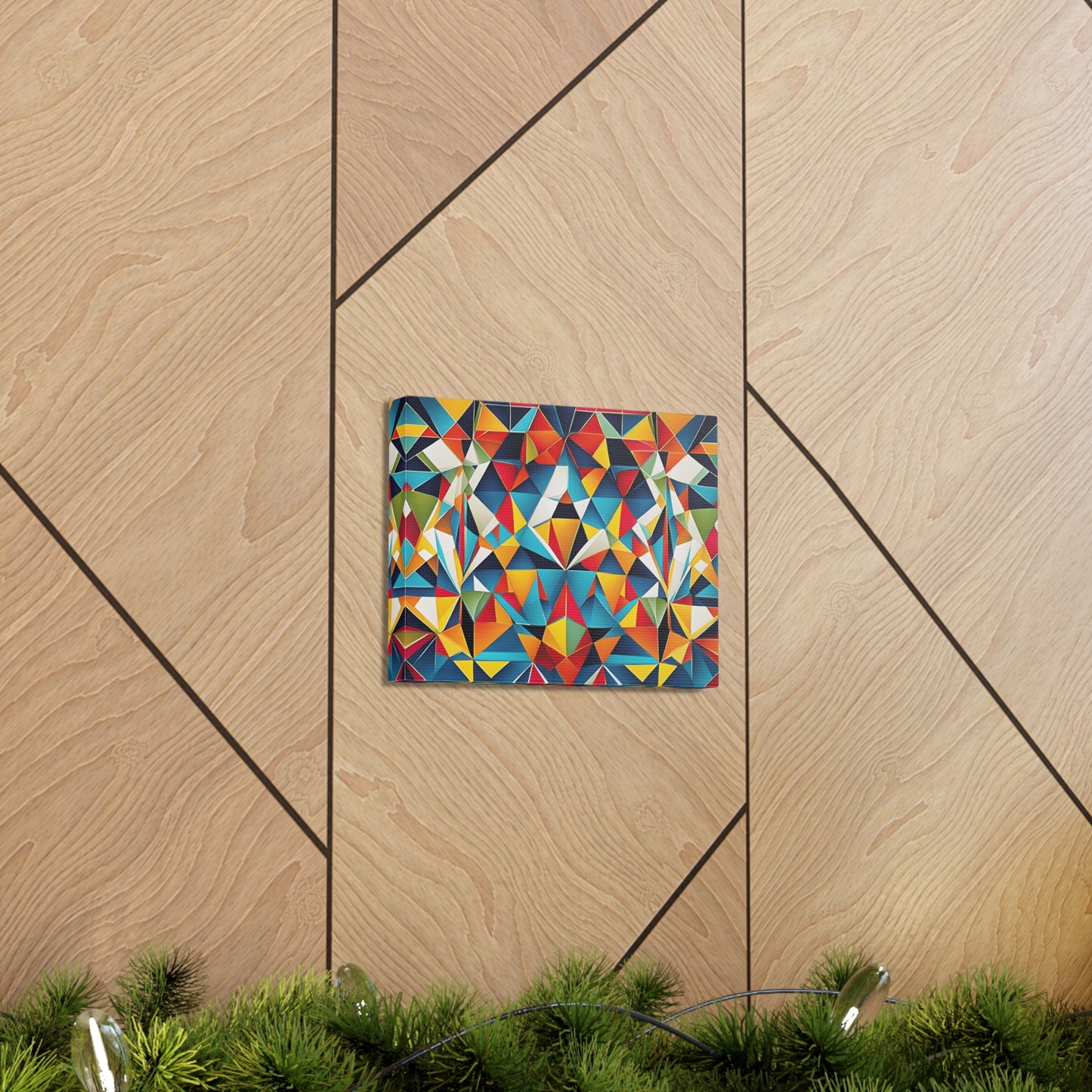 Kaleidoscope Veil: Abstract Wall Décor