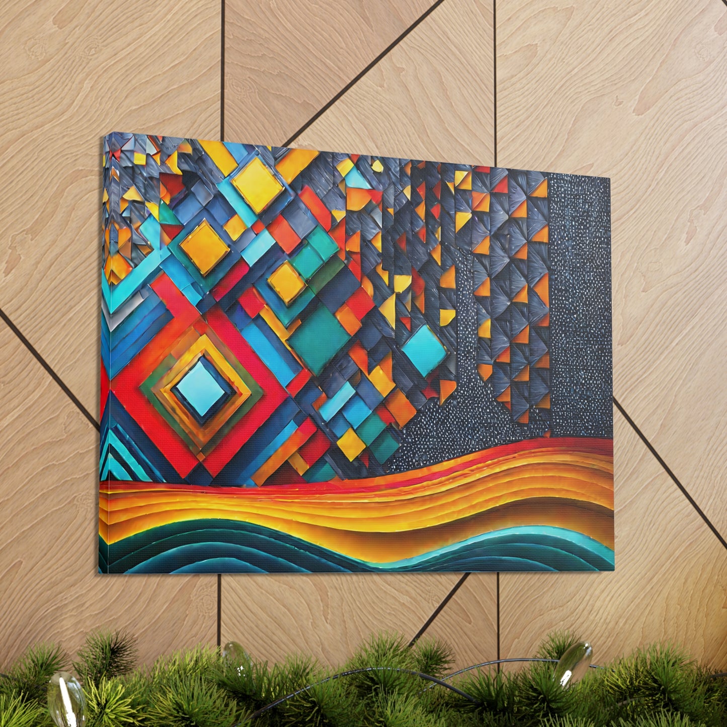 Celestial Currents: Abstract Wall Décor