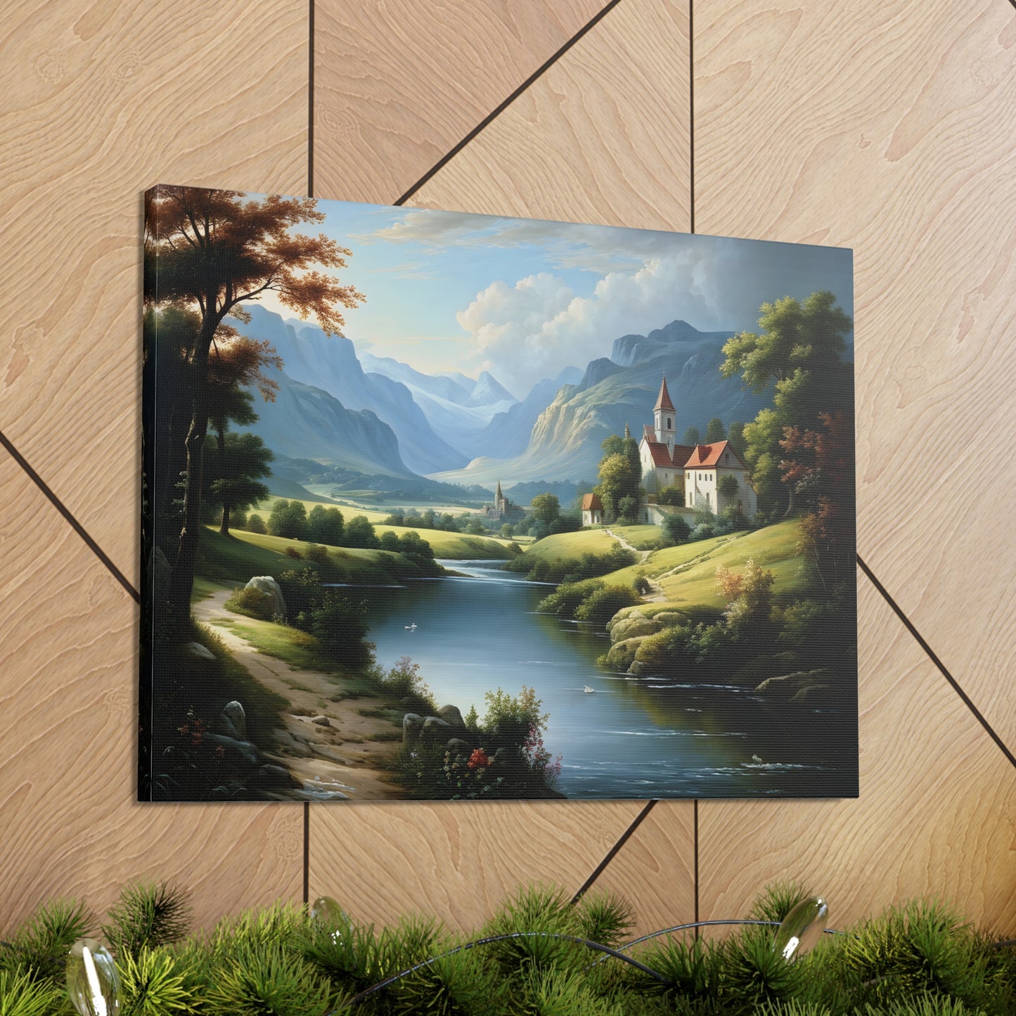 Endless Hills: Classic Oil Painting Wall Décor