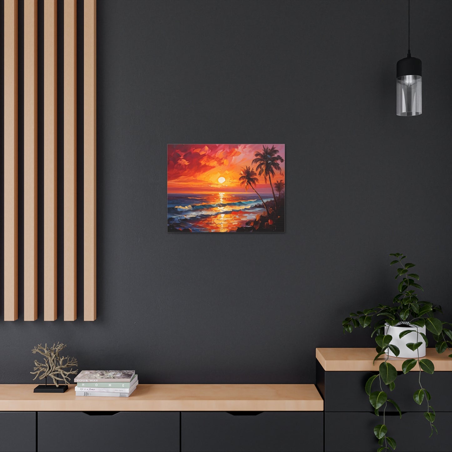 Ocean’s Edge: Classic Oil Painting Wall Décor